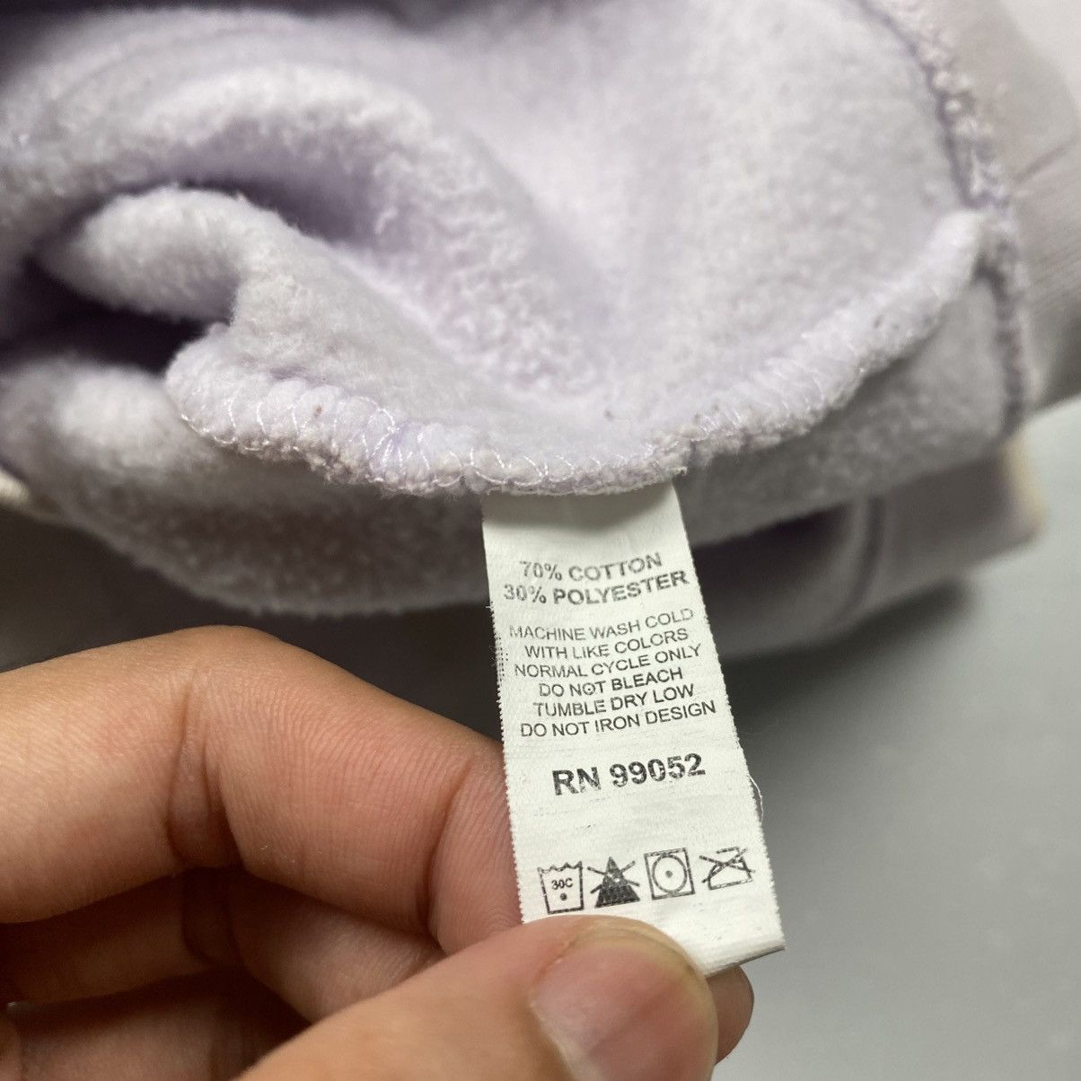 Other Distressed Trashed Glossier Lilac Pullover Size US S / EU 44-46 / 1 - 11 Thumbnail
