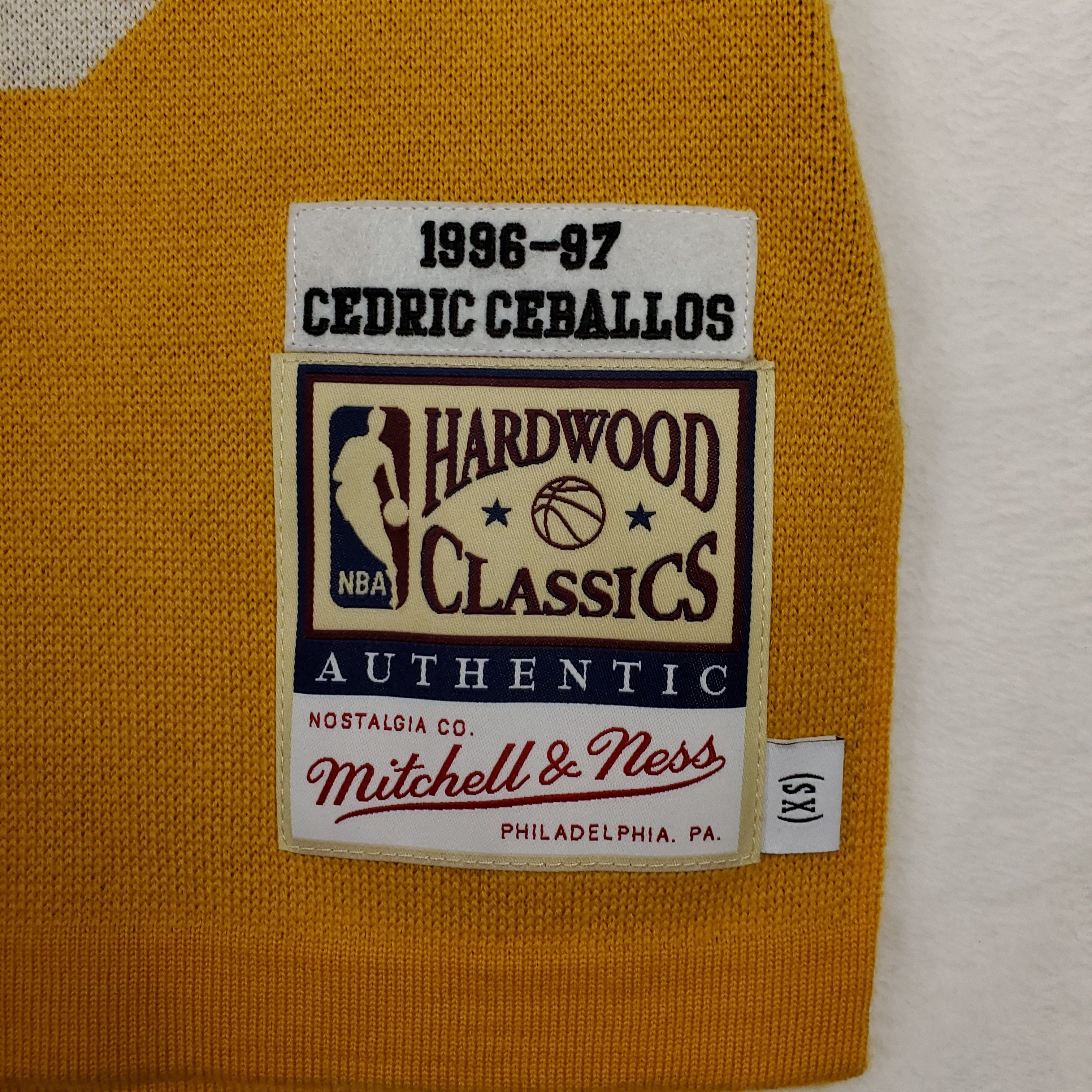 CLOT × Mitchell & Ness Cedric Ceballos LA Lakers Mitchell & Ness Knit Jersey XSmall Size US XS / EU 42 / 0 - 4 Thumbnail