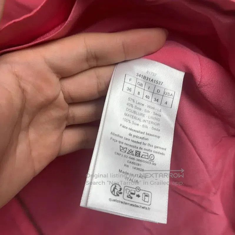 Dior Dior Pink Short Sleeve Blouse . Size XL / US 12-14 / IT 48-50 - 5 Thumbnail