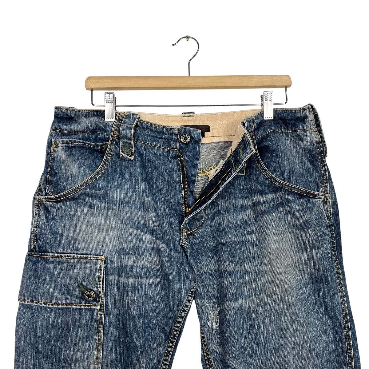 Japanese Brand Vintage Blue Way Tactical Denim Size US 34 / EU 50 - 15 Thumbnail