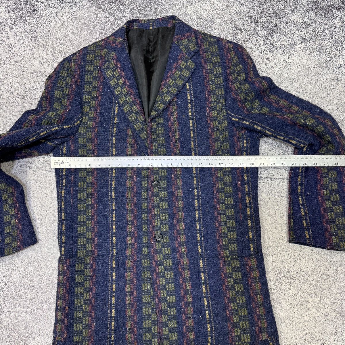 Other Michel Axel Paris 100% Lana Wool Mens Blazer Sport Coat 50R Size 50R - 12 Thumbnail