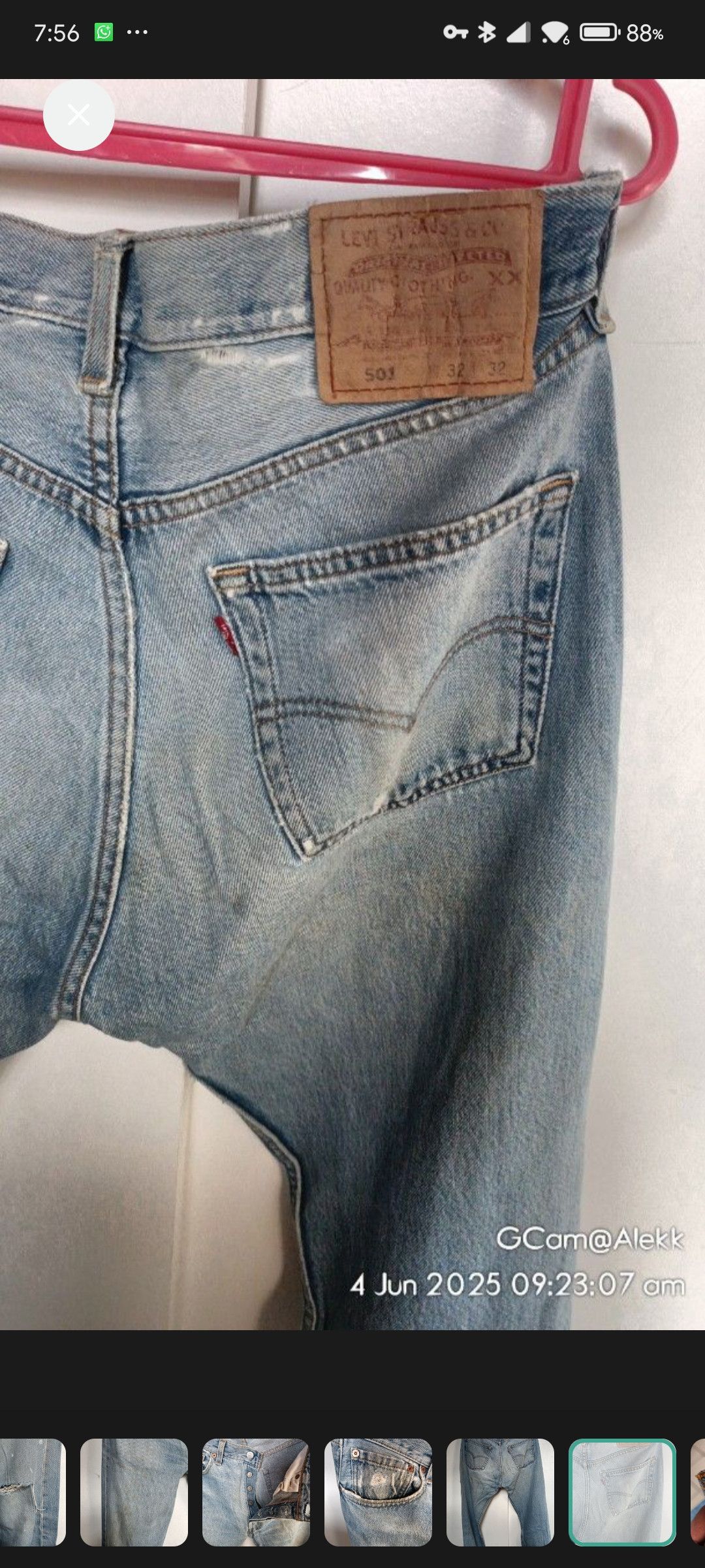 Levi's Levi's 501 Mens Buttonfly Classic W32 L32 Size US 32 / EU 48 - 4 Thumbnail