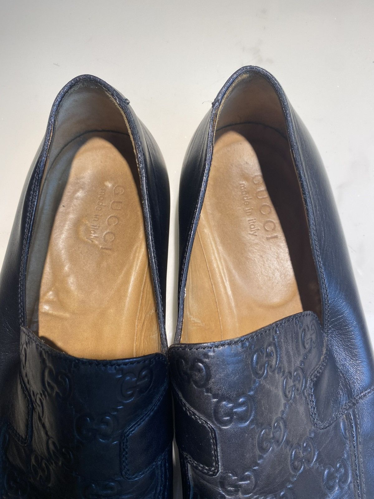 Gucci Gucci Guccissima leather slip-on loafers 42.5 Size US 9.5 / EU 42-43 - 9 Thumbnail