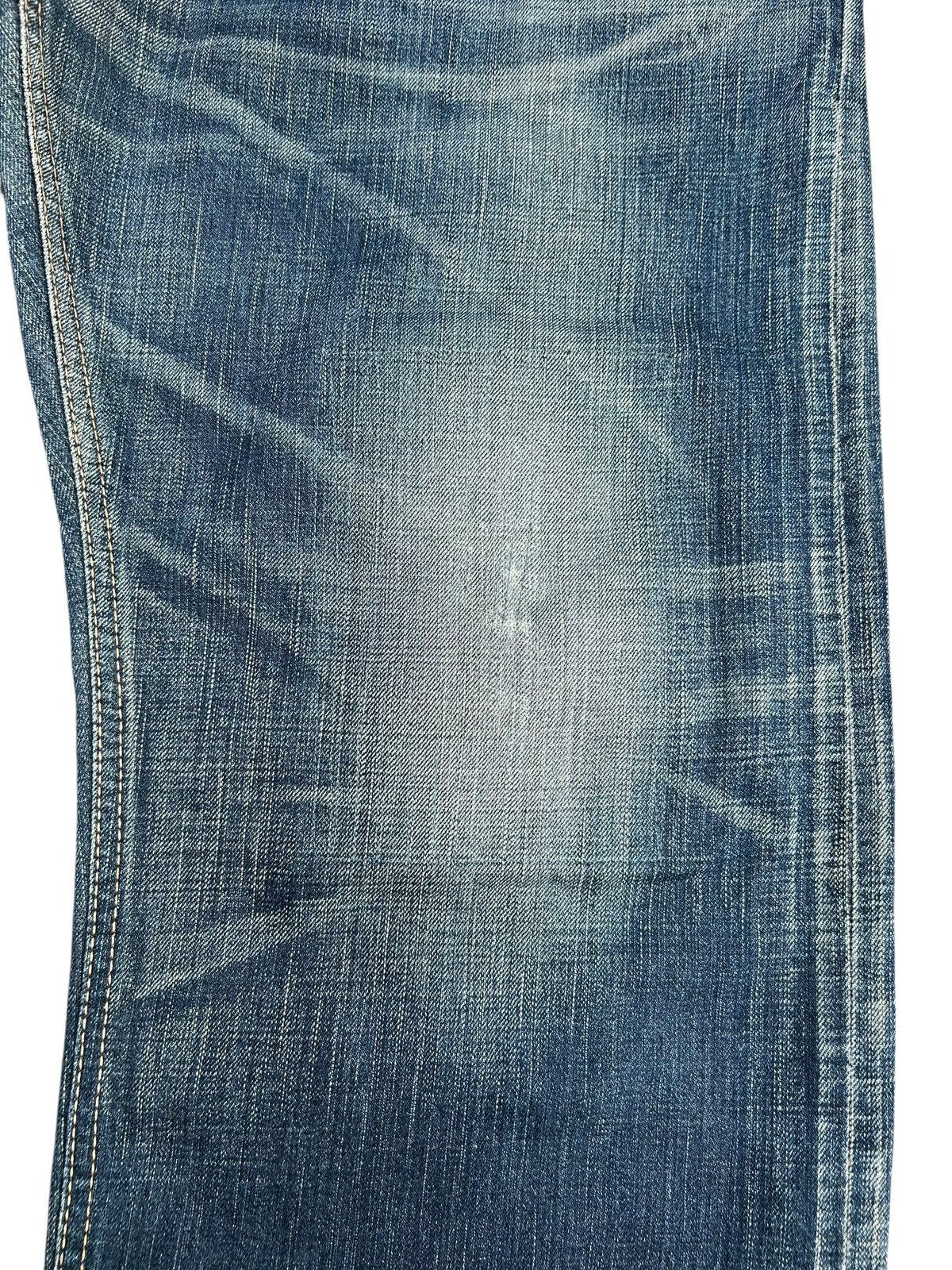 Kapital Vintage Edwin 505V Selvedge Repair Distressed Denim Jeans Size US 36 / EU 52 - 10 Thumbnail