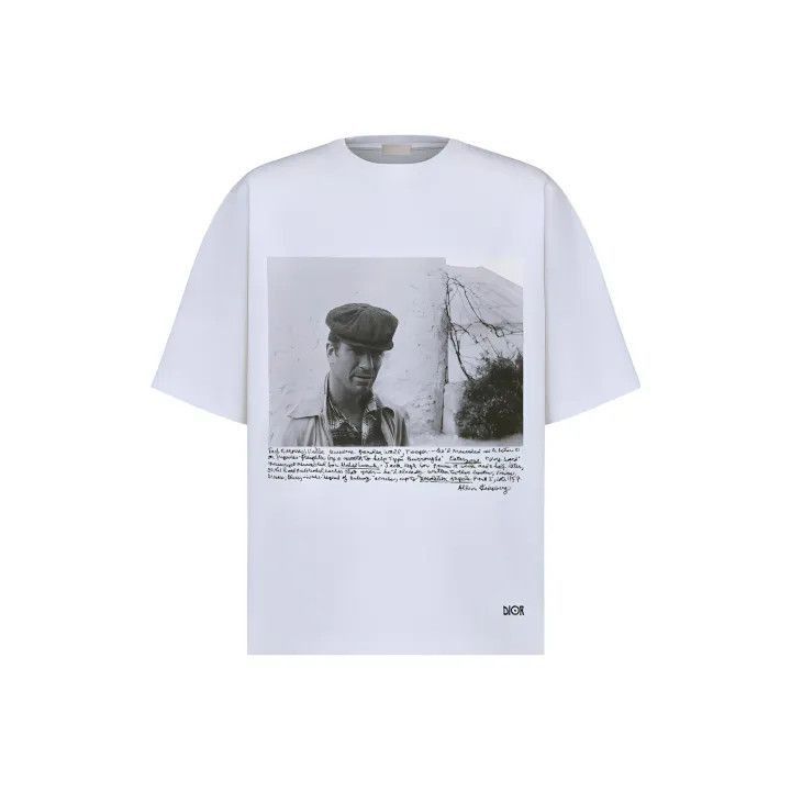 Dior Dior Dior SS22 Portrait Print Short Sleeve T-Shirt 0079-25 Size US XL / EU 56 / 4 - 1 Thumbnail