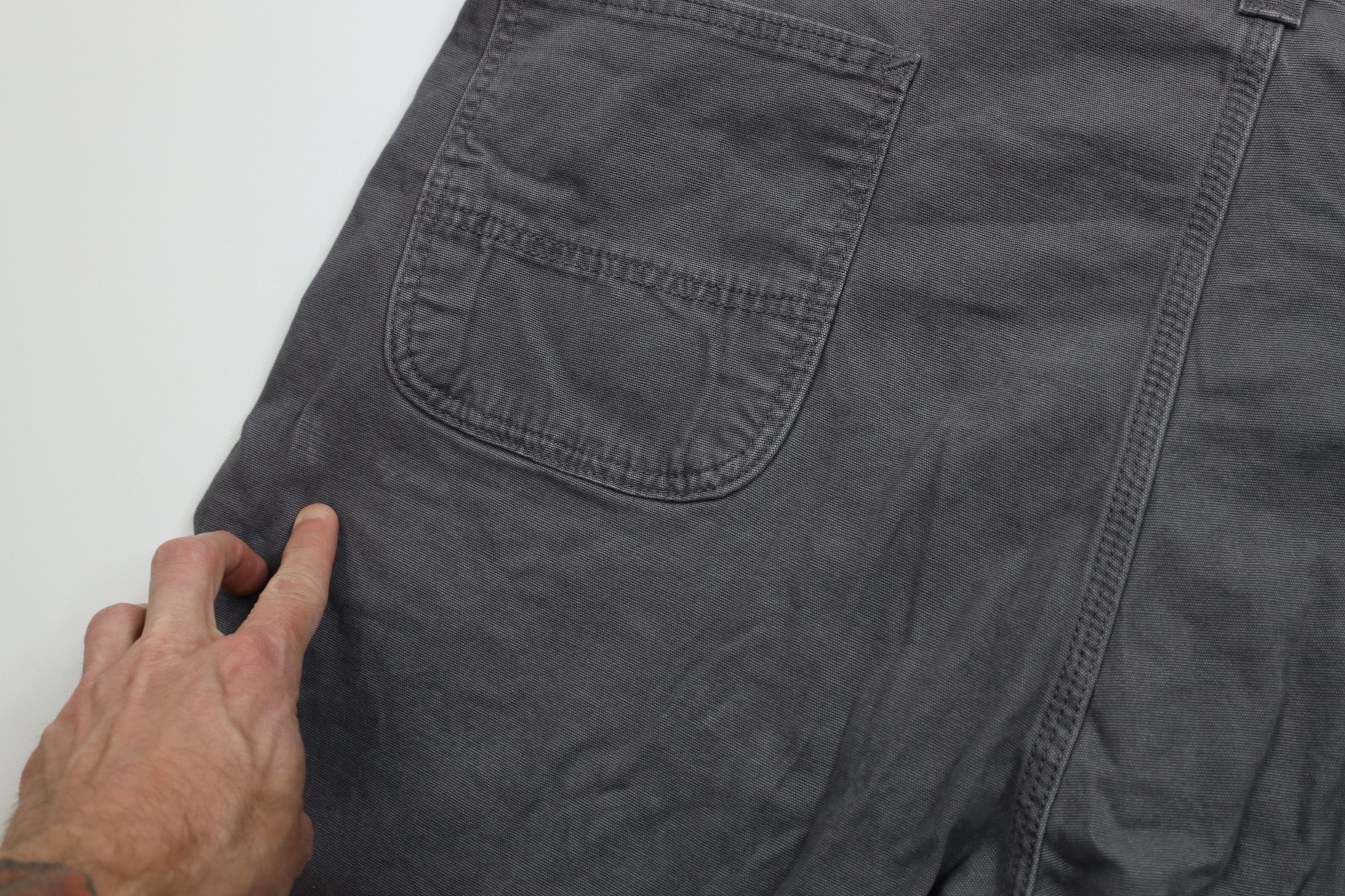 Carhartt Vintage Y2K Carhartt Relaxed Fit Stretch Canvas Shorts Gray Size US 42 / EU 58 - 12 Thumbnail