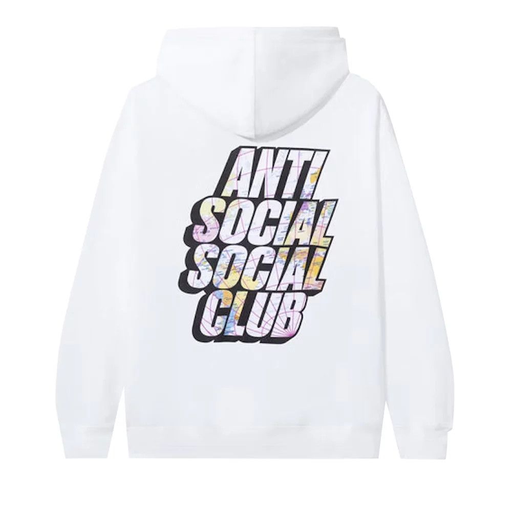 Anti Social Social Club Drop A Pin White Hoodie DS ASSC