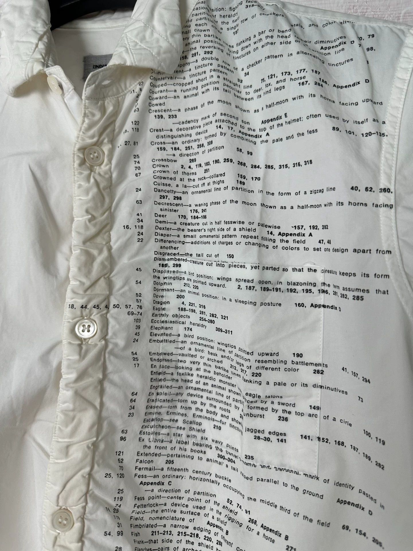 Undercover UNDERCOVER poetry fleece shirt Size US M / EU 48-50 / 2 - 3 Thumbnail