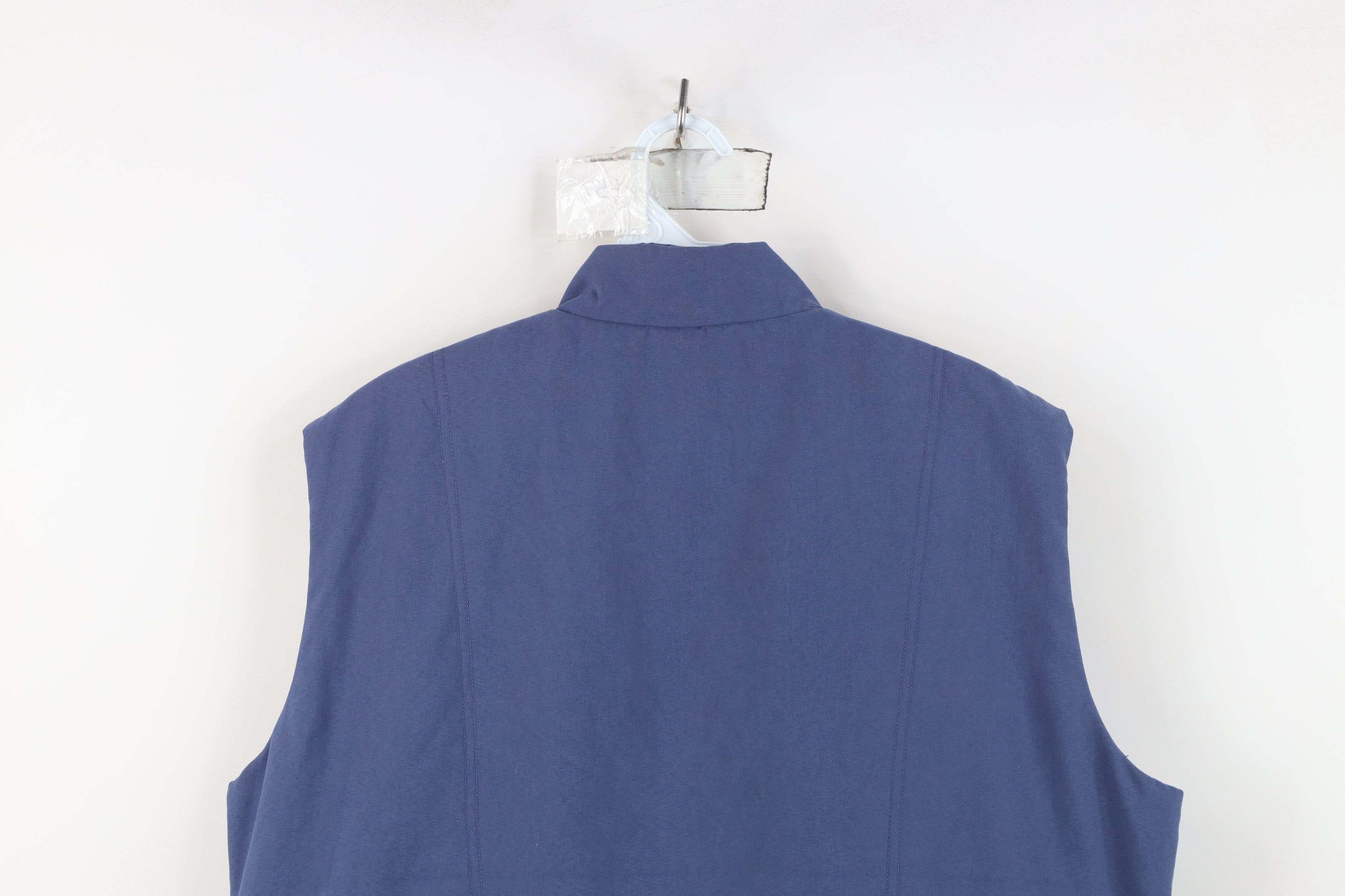 Columbia Vintage 90s Columbia Blank Microfiber Full Zip Vest Jacket Size XL / US 12-14 / IT 48-50 - 12 Thumbnail