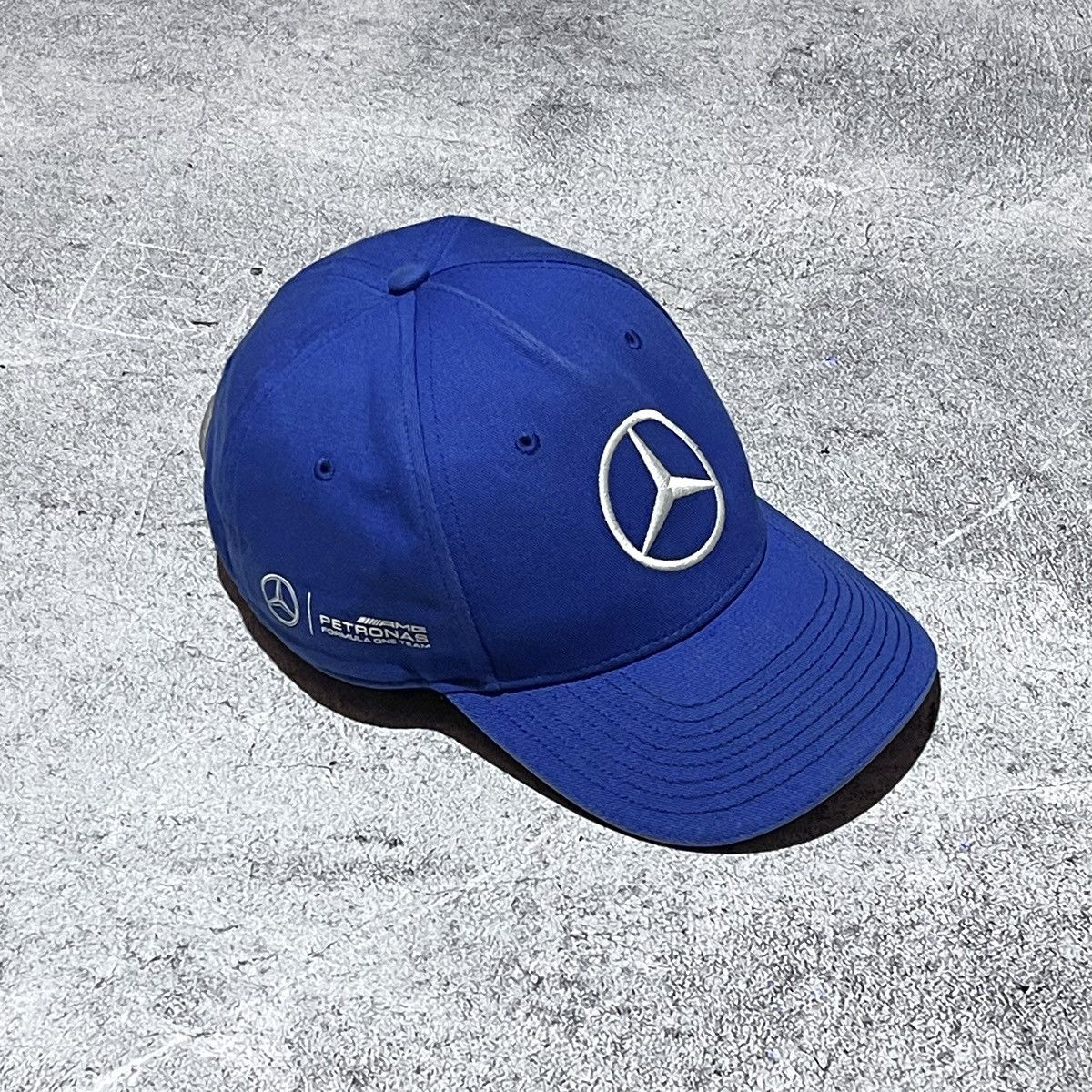 Formula 1 × Mercedes-Benz Mercedes AMG Formula1 Team X Monster Blue Cap Branded London Size ONE SIZE - 6 Thumbnail