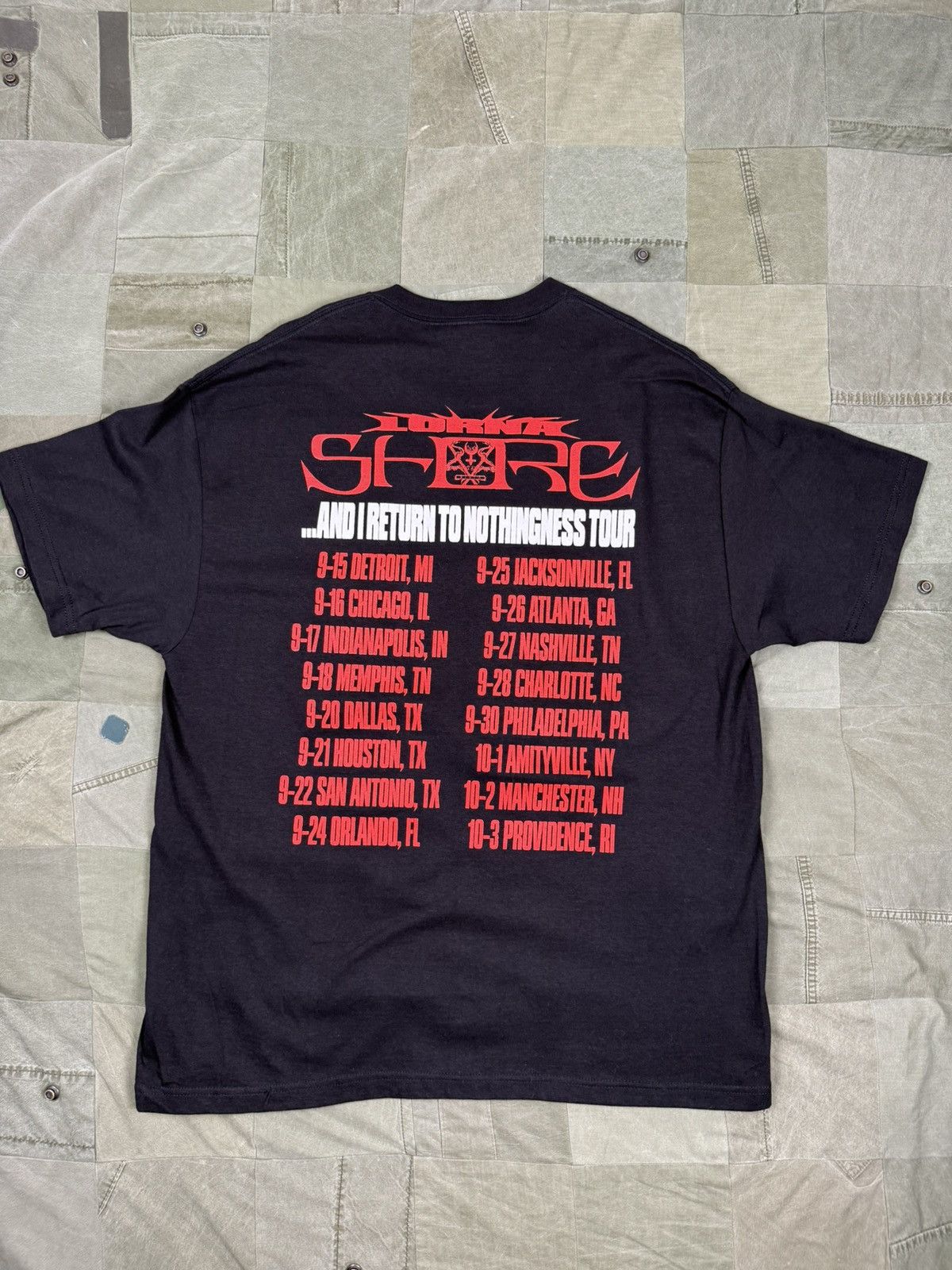 Band Tees Lorna Shore Tour Tee Size US XL / EU 56 / 4 - 3 Thumbnail