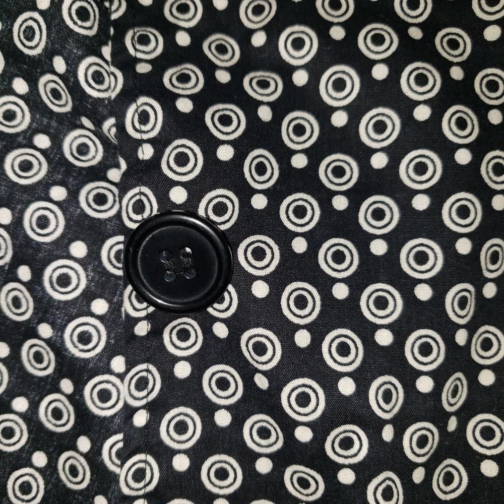 Designer CT507 Mlle Gabrielle Black & White Sleeveless Midi Dress M Size M / US 6-8 / IT 42-44 - 4 Thumbnail