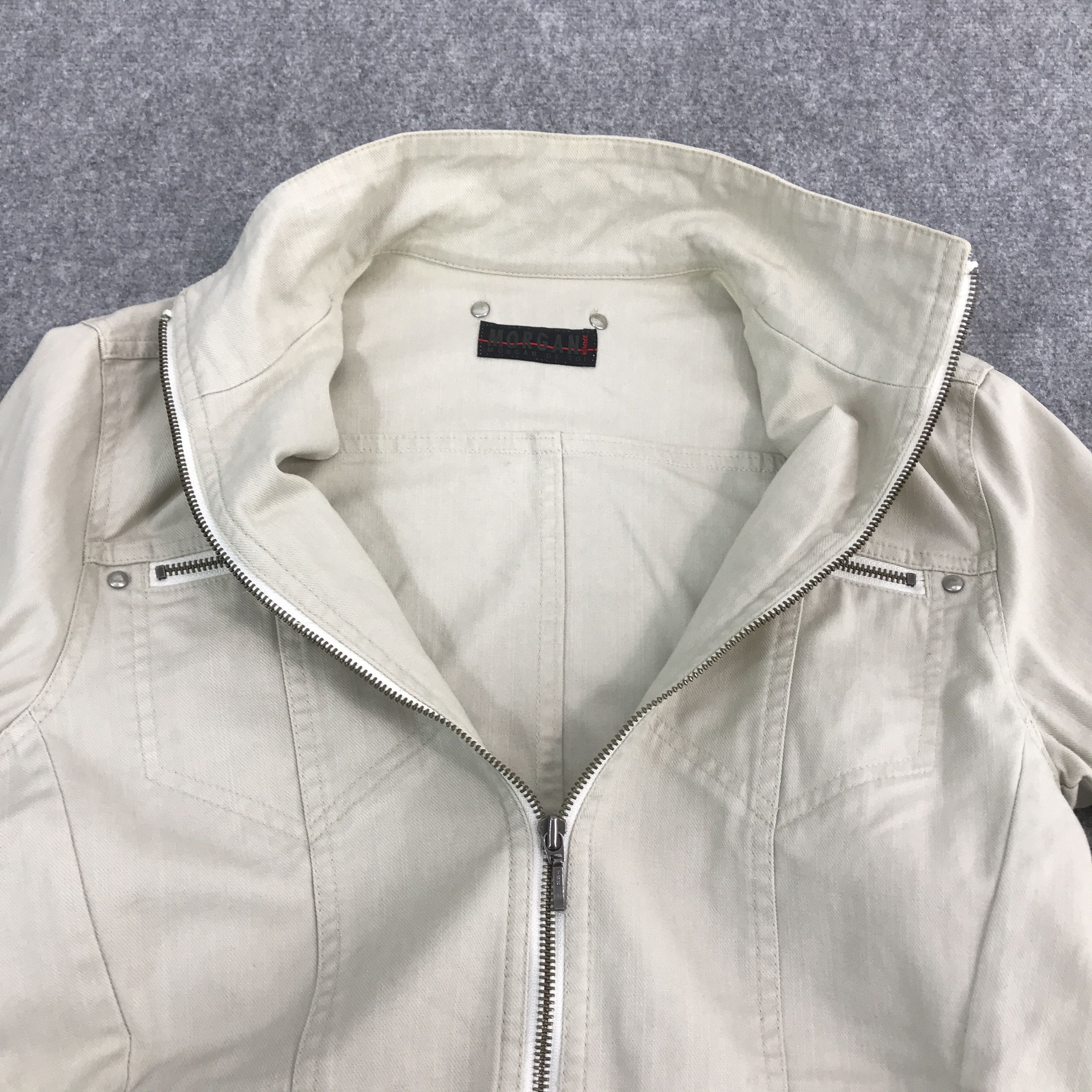 Japanese Brand punk morgan homme zipper jacket Size US L / EU 52-54 / 3 - 5 Thumbnail