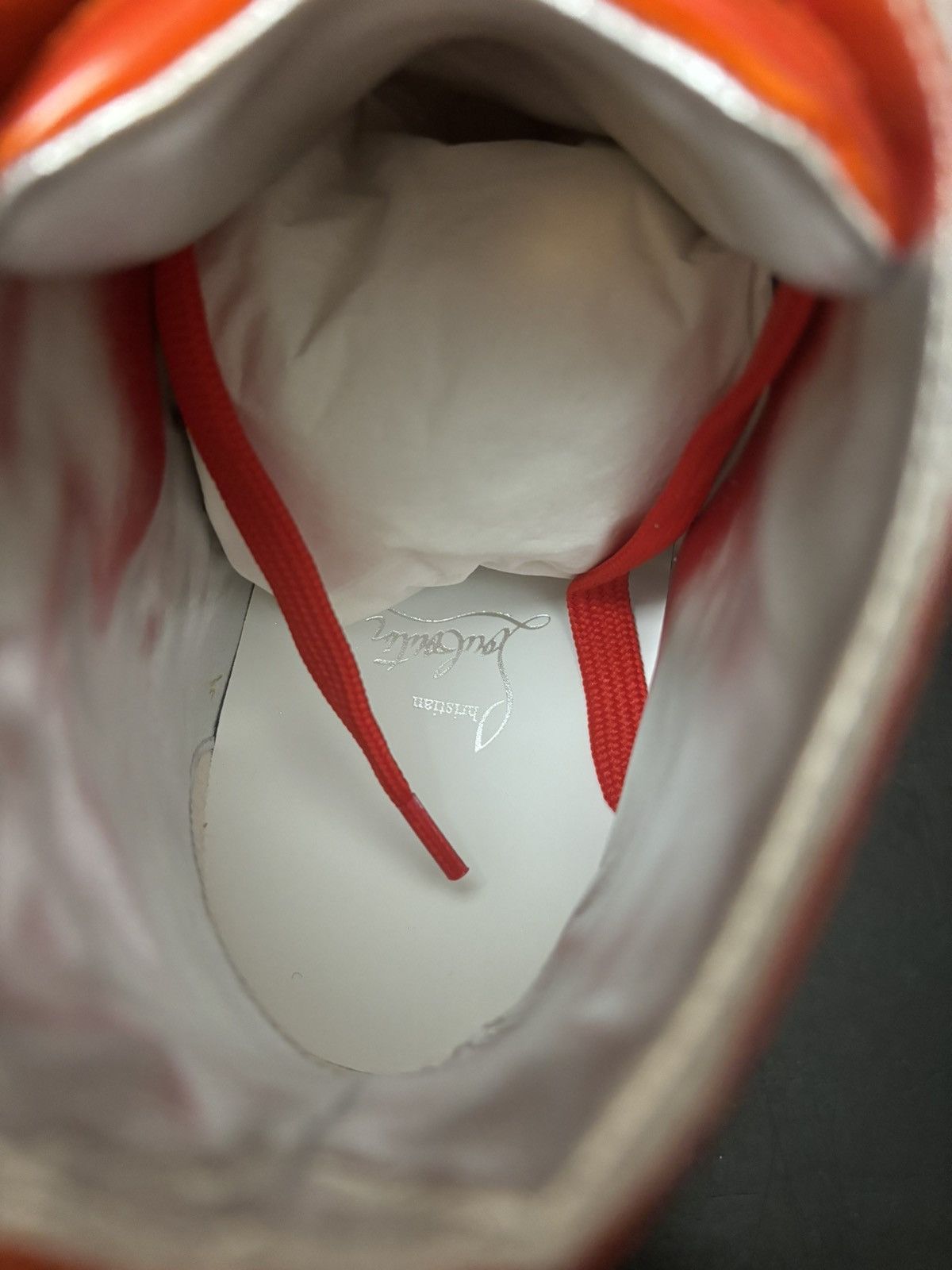 Christian Louboutin Christian Louboutin Red Bottom Louix Ray Spikes PVC Orange Size US 12 / EU 45 - 7 Thumbnail