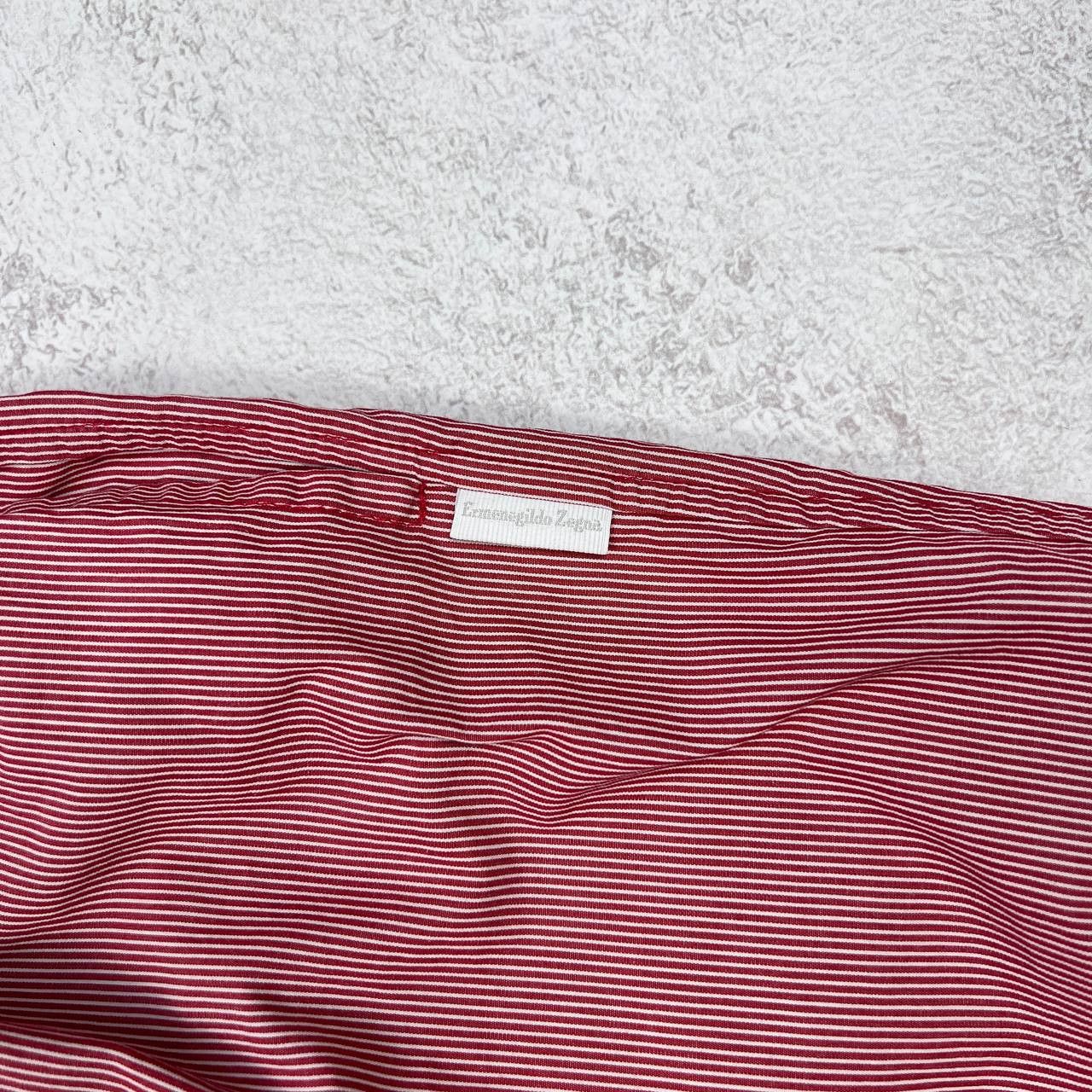 Ermenegildo Zegna Ermenegildo Zegna Swim Shorts Red Stripe Elastic Waist Size US 28 / EU 44 - 6 Thumbnail