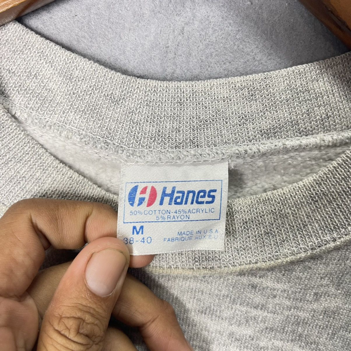 Vintage Vintage UCLA University Seal Sweatshirt Hanes USA Grey Size US M / EU 48-50 / 2 - 7 Thumbnail
