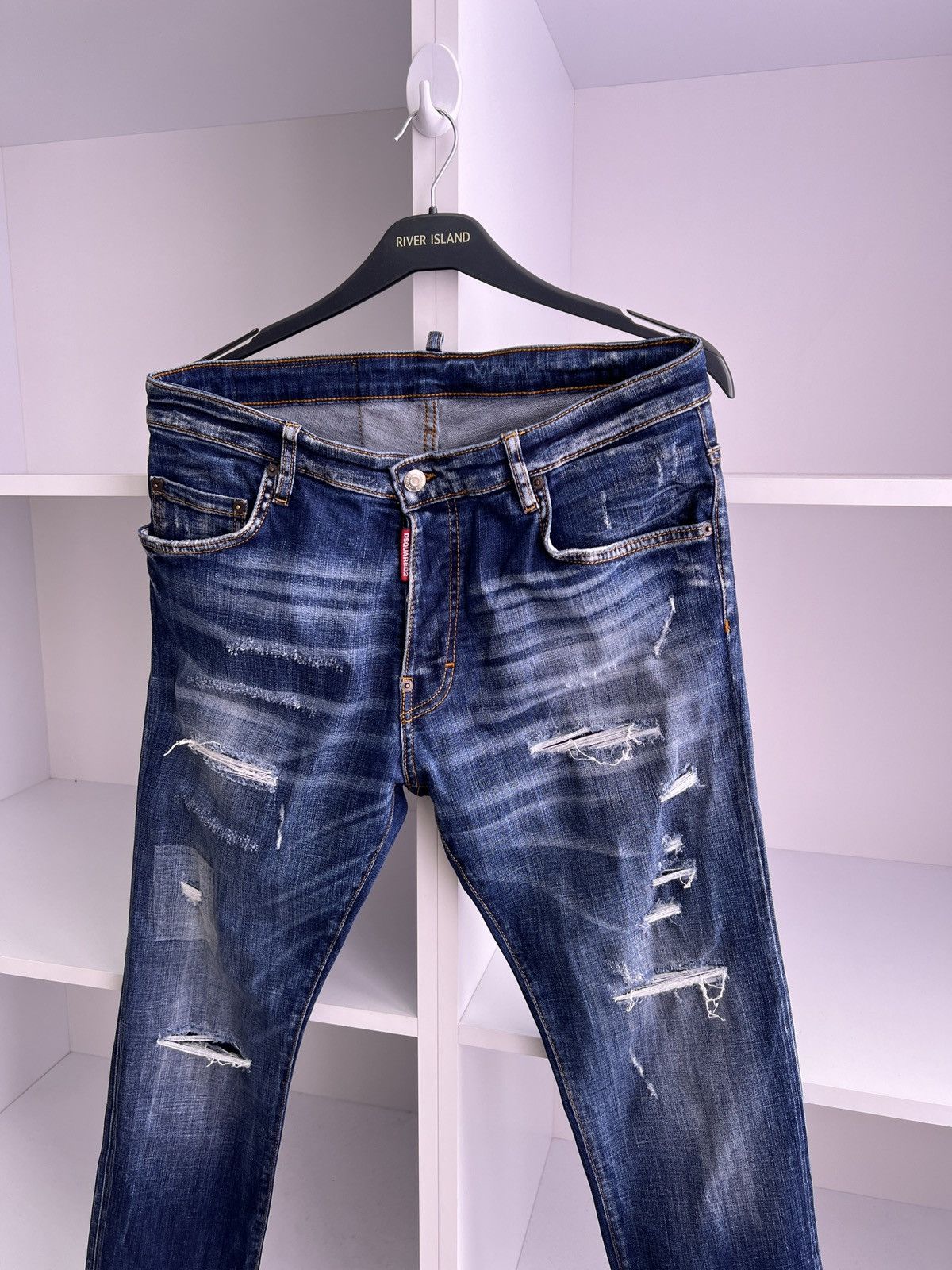 Dsquared2 × Vintage Vintage Dsquared2 Luxury Denim Blue Jeans Size US 32 / EU 48 - 6 Thumbnail