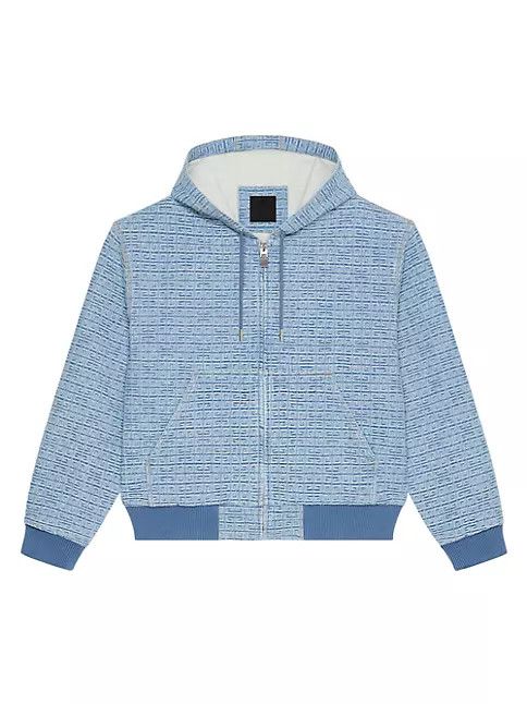 image of Givenchy O1Srvl11E0224 Hoodies In 4G Denim In Light Blue, Men's (Size XS)