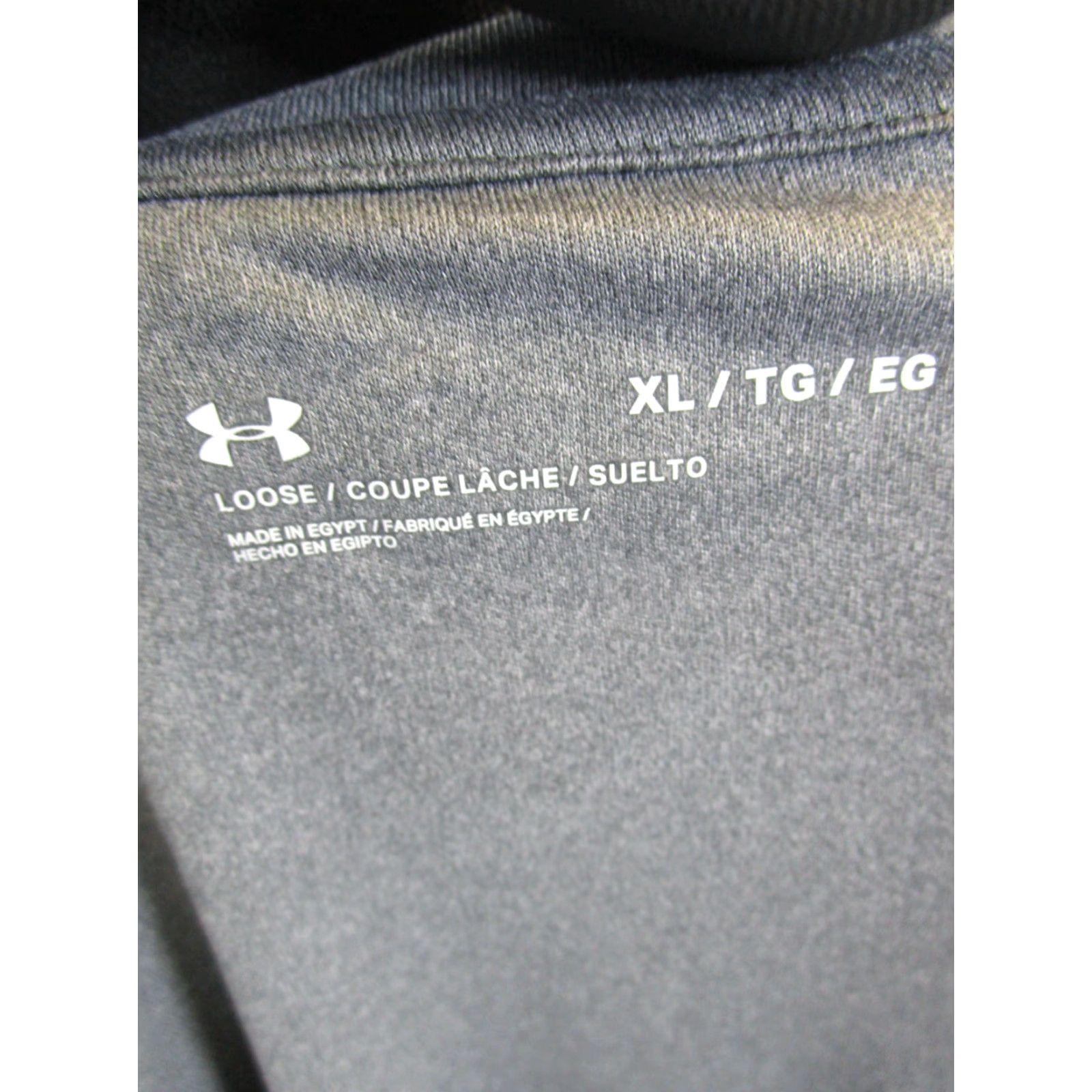 Under Armour Under Armour Shirt Mens XL Gray Running Pullover Crew Neck HeatGear Short Sleeve Activewear Size US XL / EU 56 / 4 - 3 Thumbnail