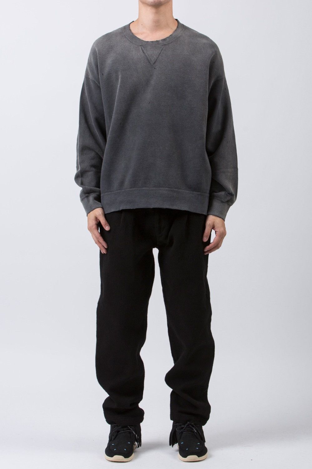 Visvim Visvim 21ss jumbo sweat l/s （uneven dye） Size US XL / EU 56 / 4 - 3 Thumbnail