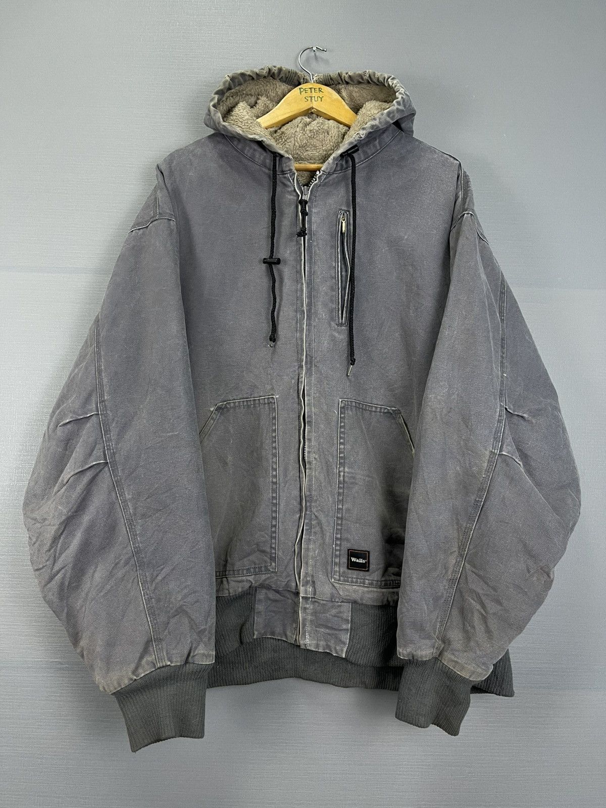 Vintage Vintage Walls Chore Fleece Jacket Size US XXL / EU 58 / 5 - 8 Thumbnail