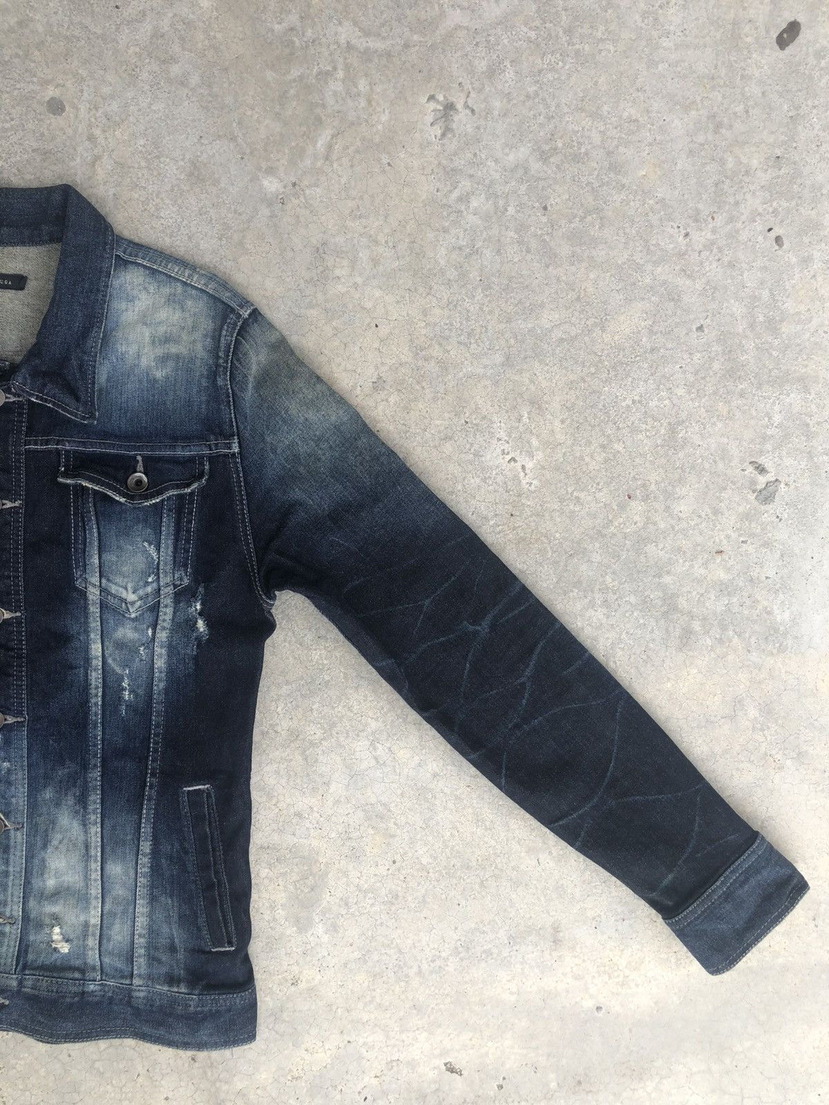 If Six Was Nine Japanese Fuga Distressed Denim Size US M / EU 48-50 / 2 - 6 Thumbnail