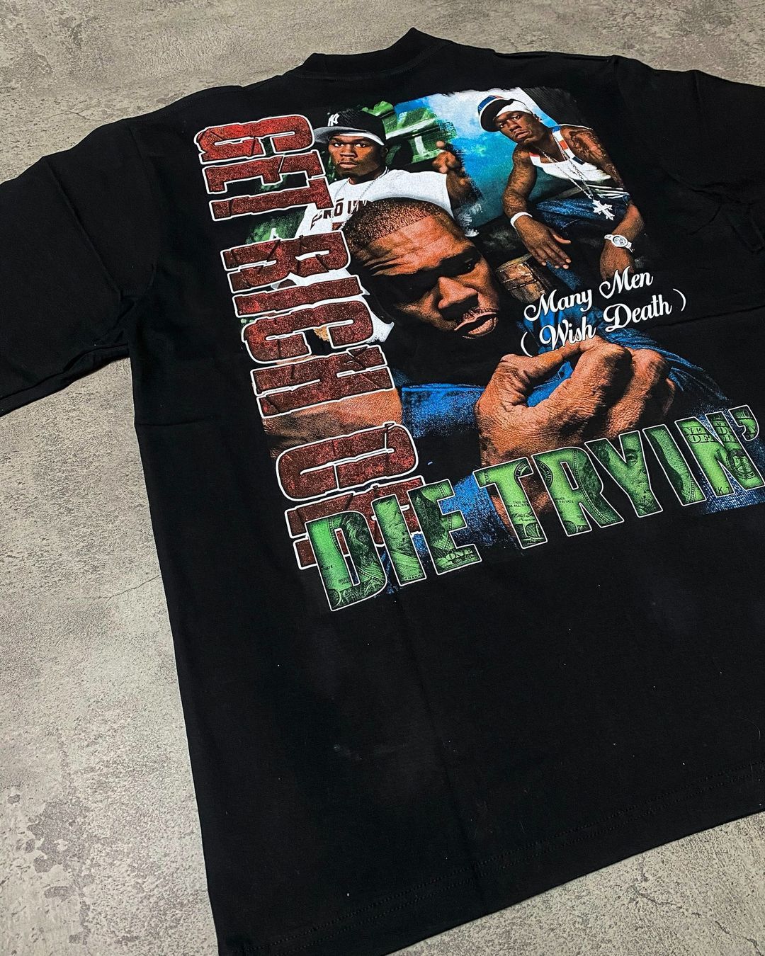 Rap Tees × Vintage 50 Cent Raptees Bootlegtee Size US XL / EU 56 / 4 - 6 Thumbnail