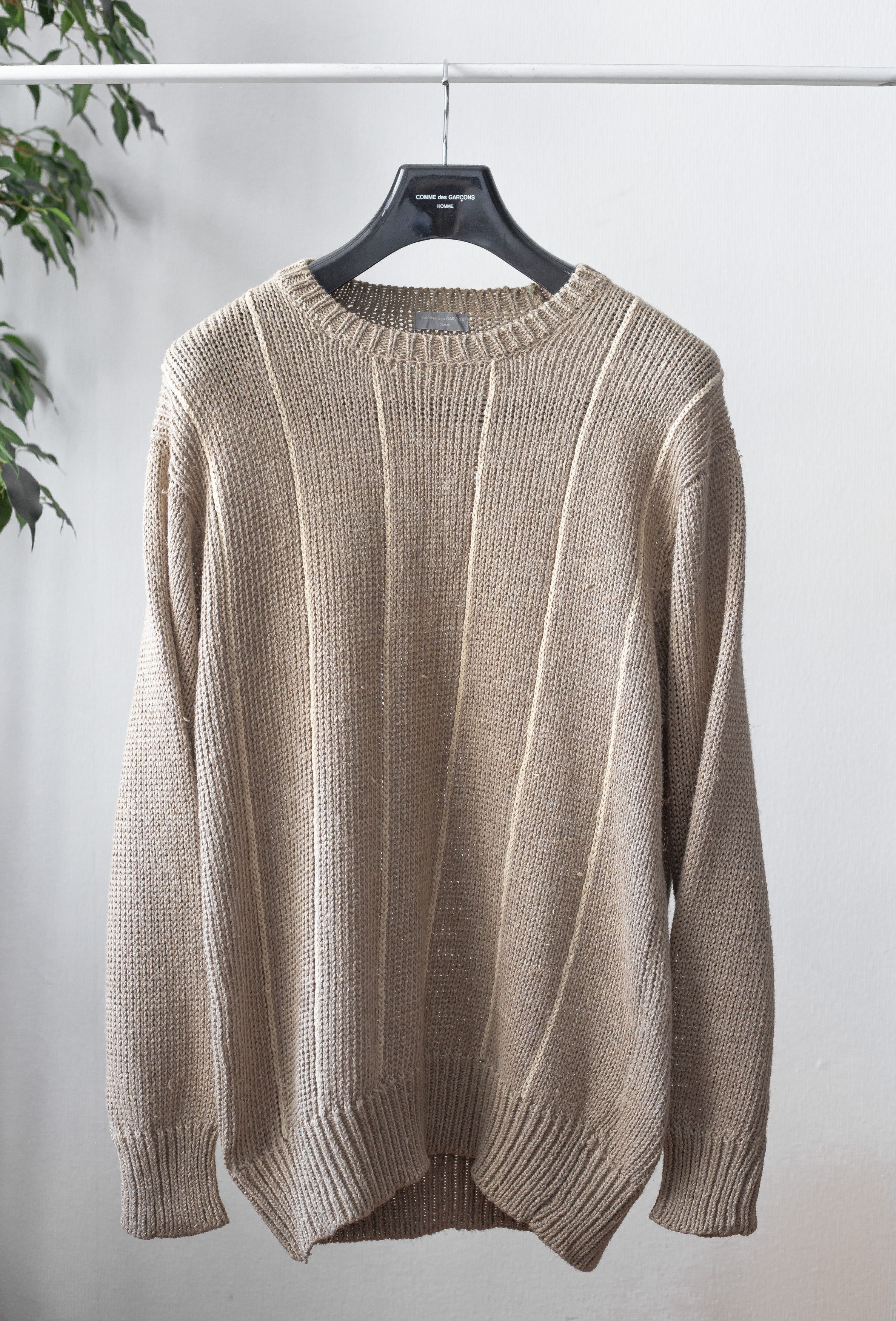 Comme des Garcons Homme heavy linen knit Size US M / EU 48-50 / 2 - 1 Thumbnail