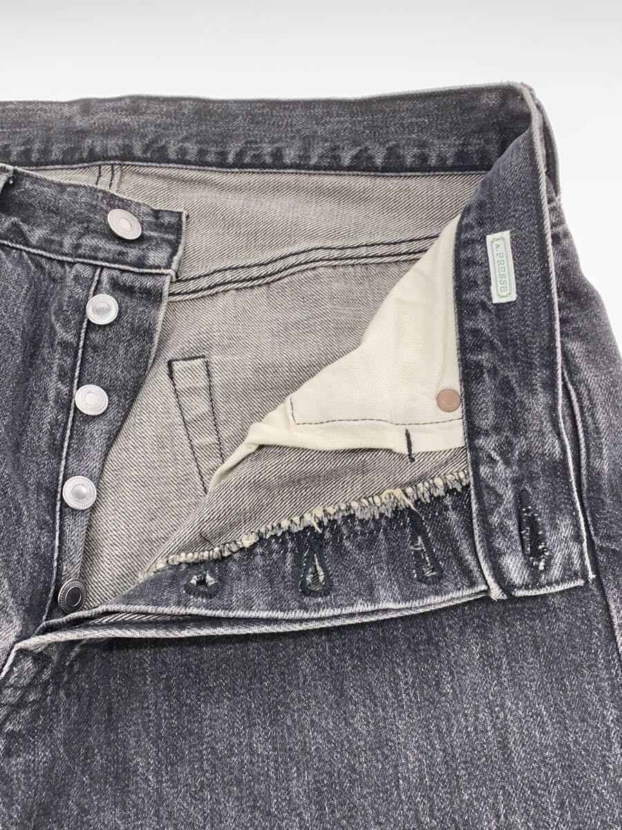 A.PRESSE Black Cotton Washed Denim Pants Bottoms Size US 32 / EU 48 - 3 Thumbnail