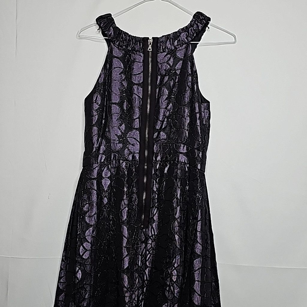 The Unbranded Brand Muse floral sleeveless sparkle cocktail party work dress 2 Size XS / US 0-2 / IT 36-38 - 10 Thumbnail