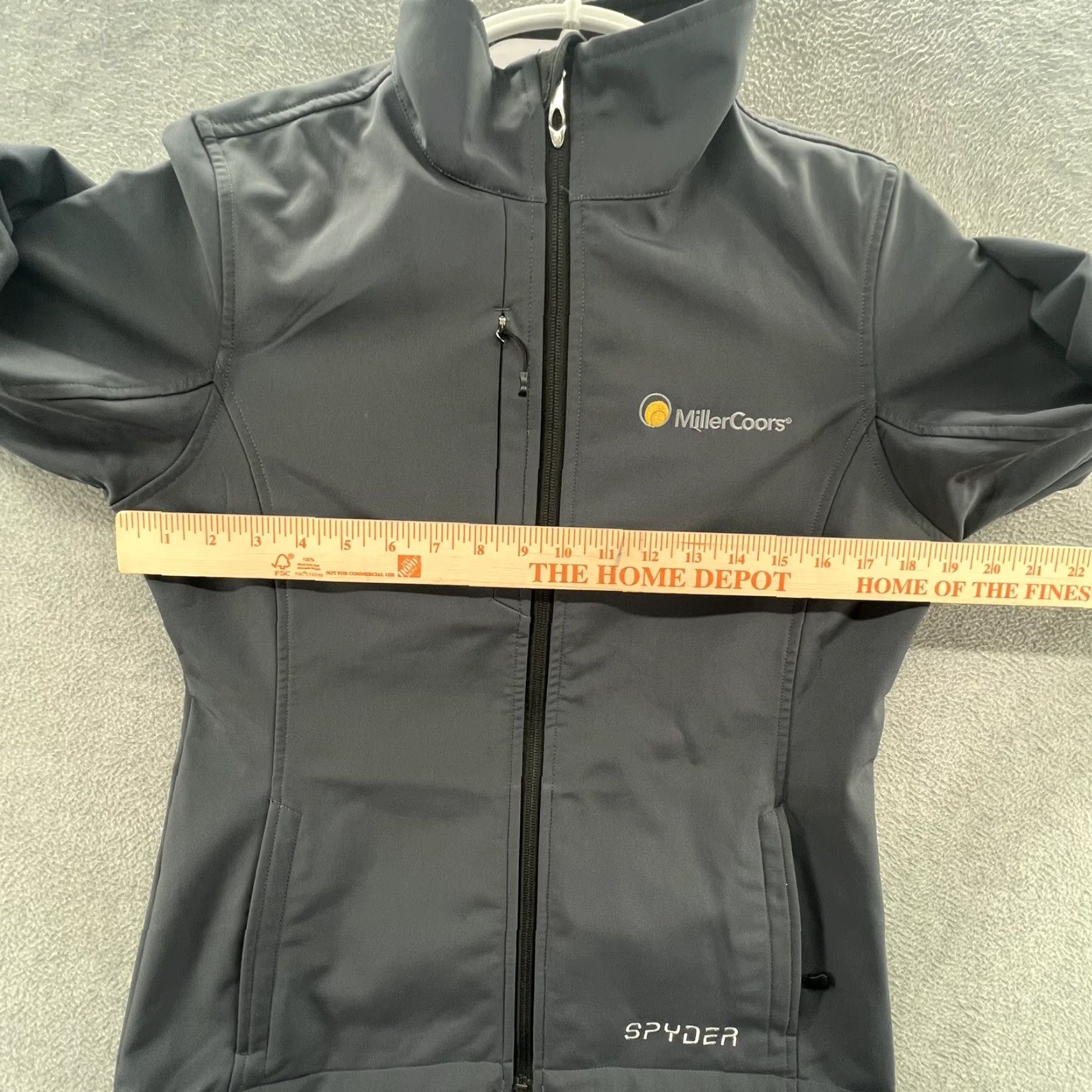 Spyder Spyder Womens Gray Softshell water resistant Full Zip Jacket Size 8 polyester Size M / US 6-8 / IT 42-44 - 6 Thumbnail
