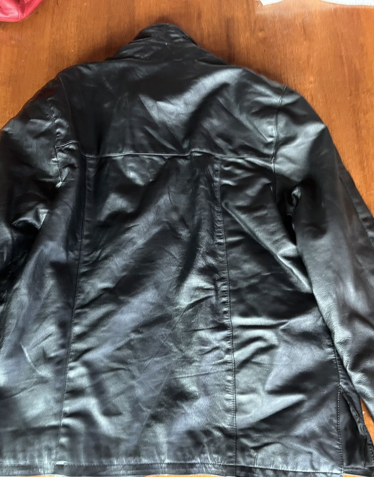 Vintage Vintage Black Leather Jacket Size US XL / EU 56 / 4 - 3 Thumbnail