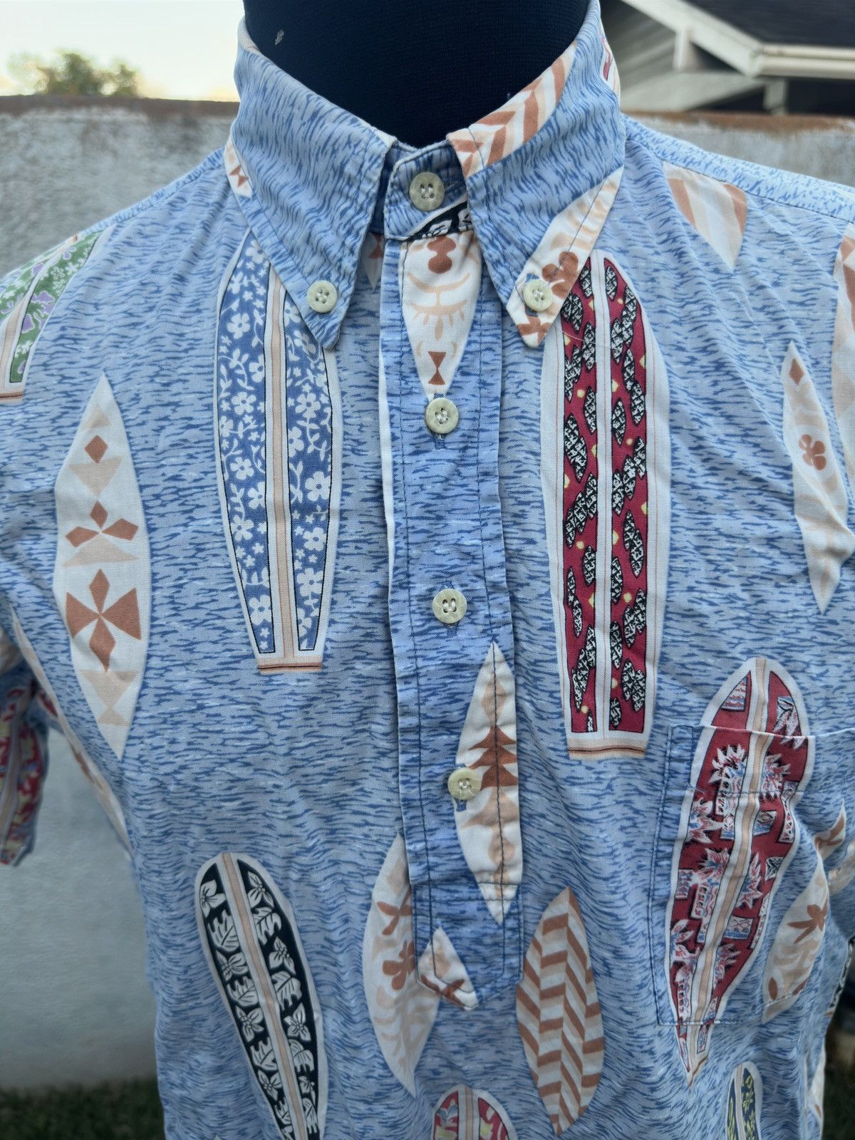 Reyn Spooner Reyn Spooner Phil Edwards Hawaiian Print Blue Men's Medium Size US M / EU 48-50 / 2 - 3 Thumbnail