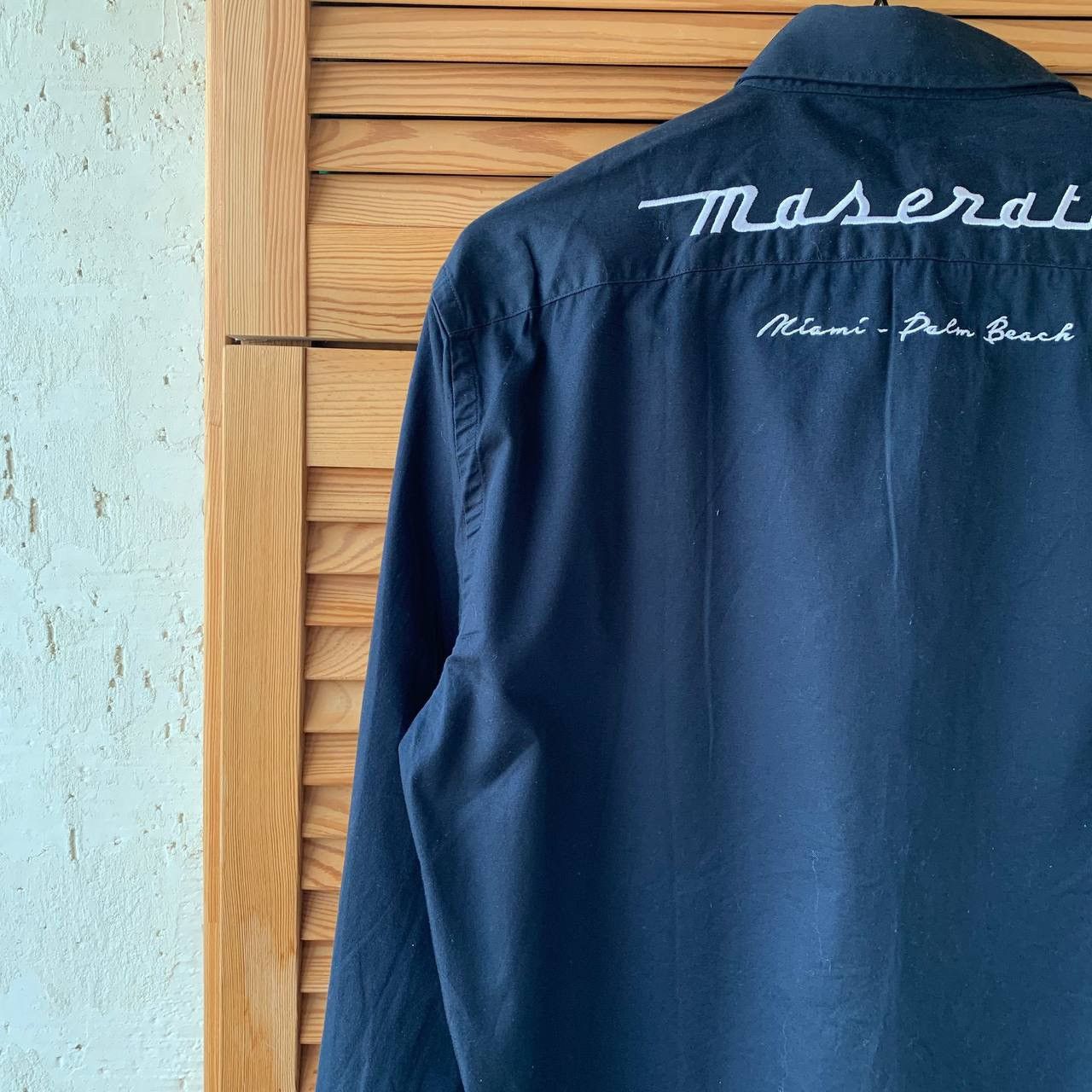 La Martina Rare! Vintage La Martina Maserati Big Logo Shirt Button Up Size US L / EU 52-54 / 3 - 6 Thumbnail