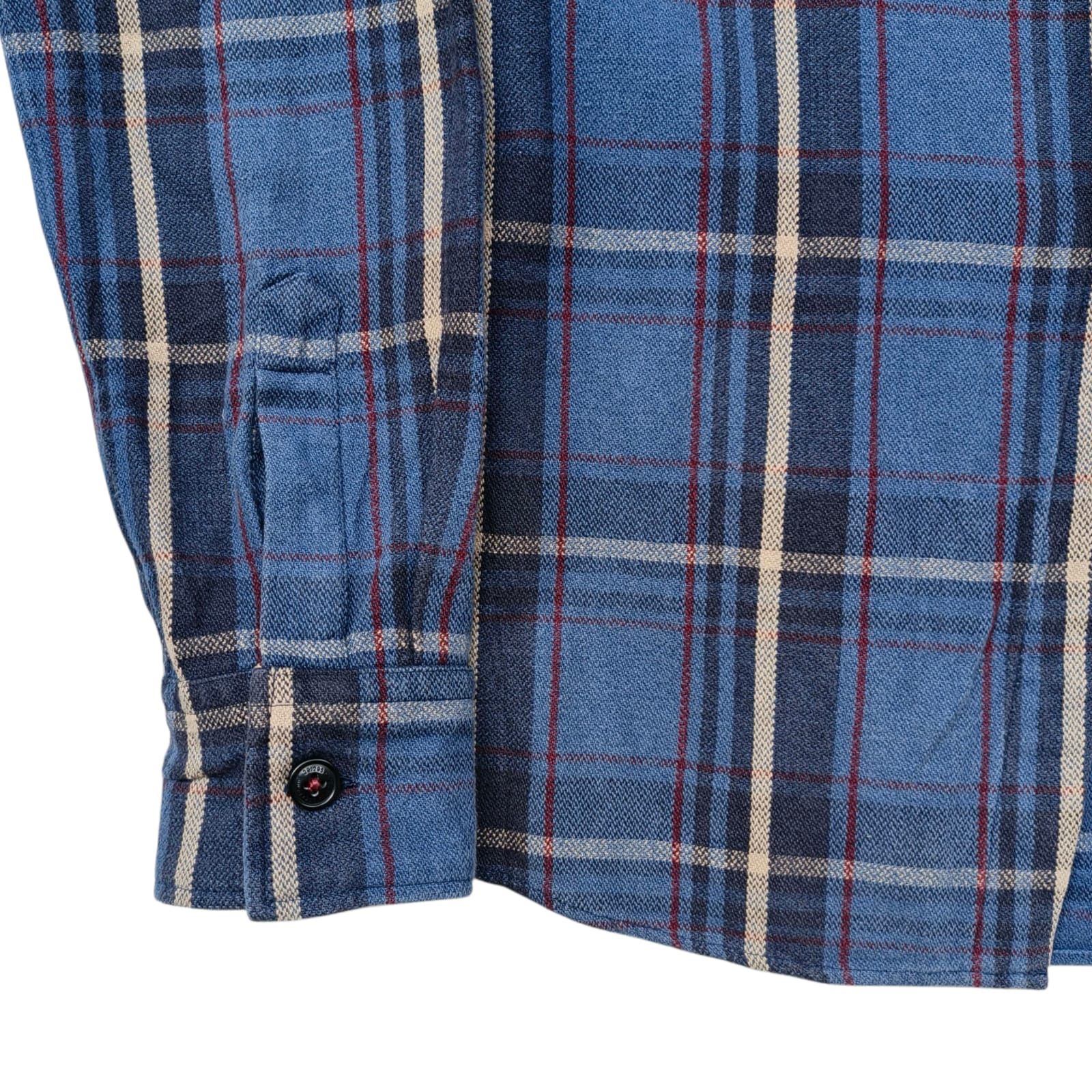 291295=Homme 291295=HOMME Heavyweight Plaid Flannel Shirt Size US L / EU 52-54 / 3 - 4 Thumbnail