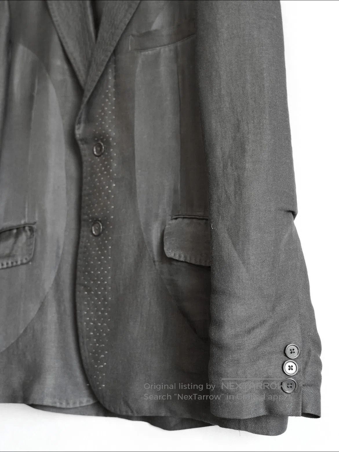 Yohji Yamamoto Sz 4 Yohji Yamamoto Pour Homme 09SS Stitches Jacket. Size US XL / EU 56 / 4 - 4 Thumbnail