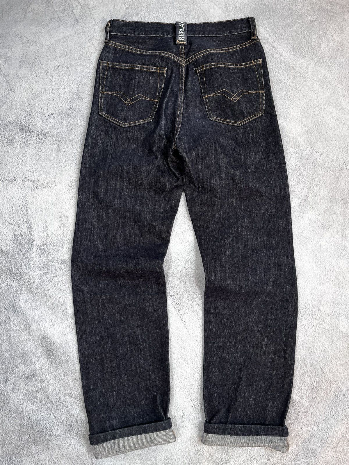 Replay Vintage Y2K Replay Italy straight jeans unisex denim 28 Size US 28 / EU 44 - 1 Thumbnail