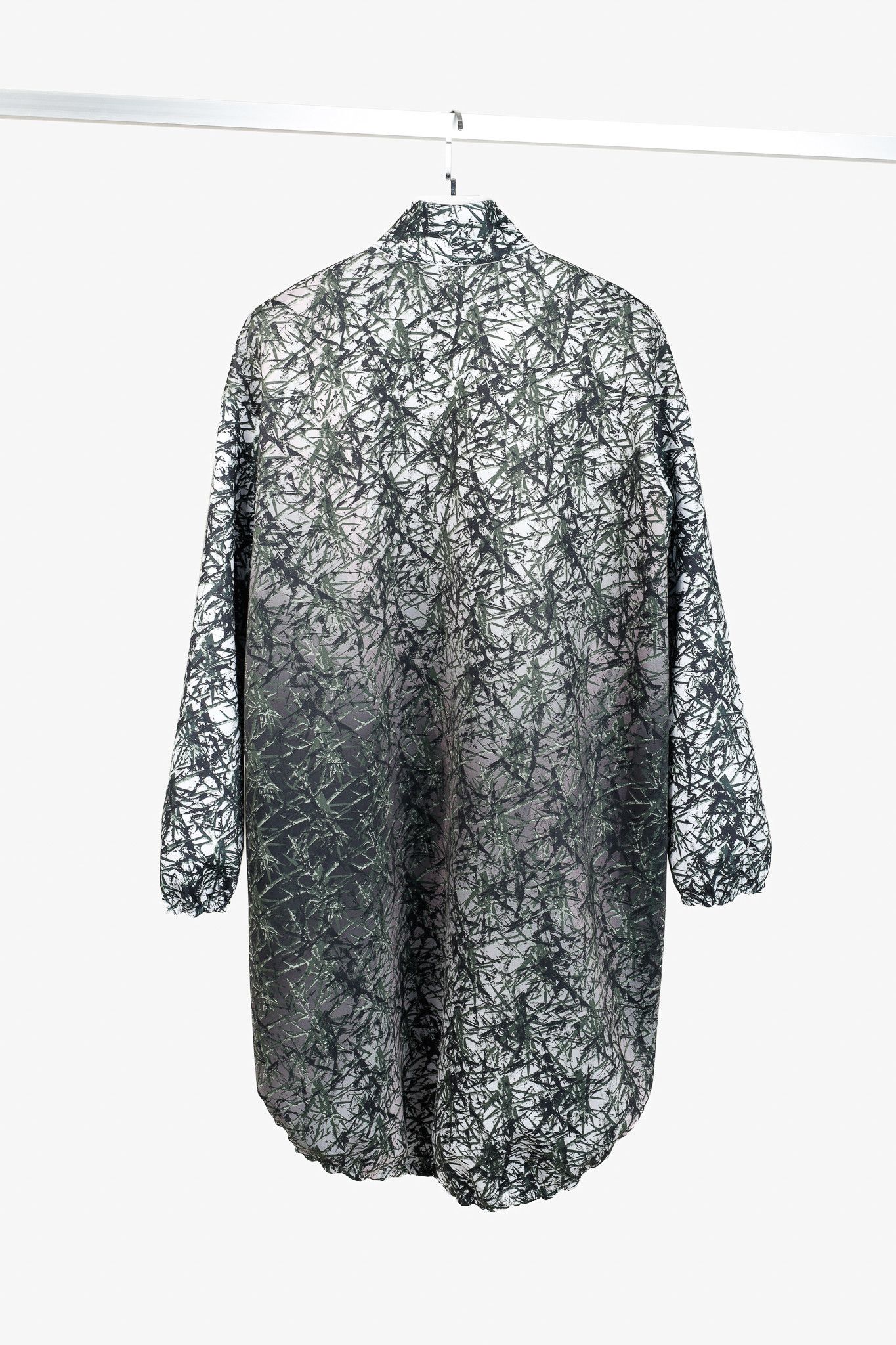 Marie Saint Pierre Marie Saint Pierre Raida Green Thorns Ombrage Dress Size M / US 6-8 / IT 42-44 - 2 Thumbnail