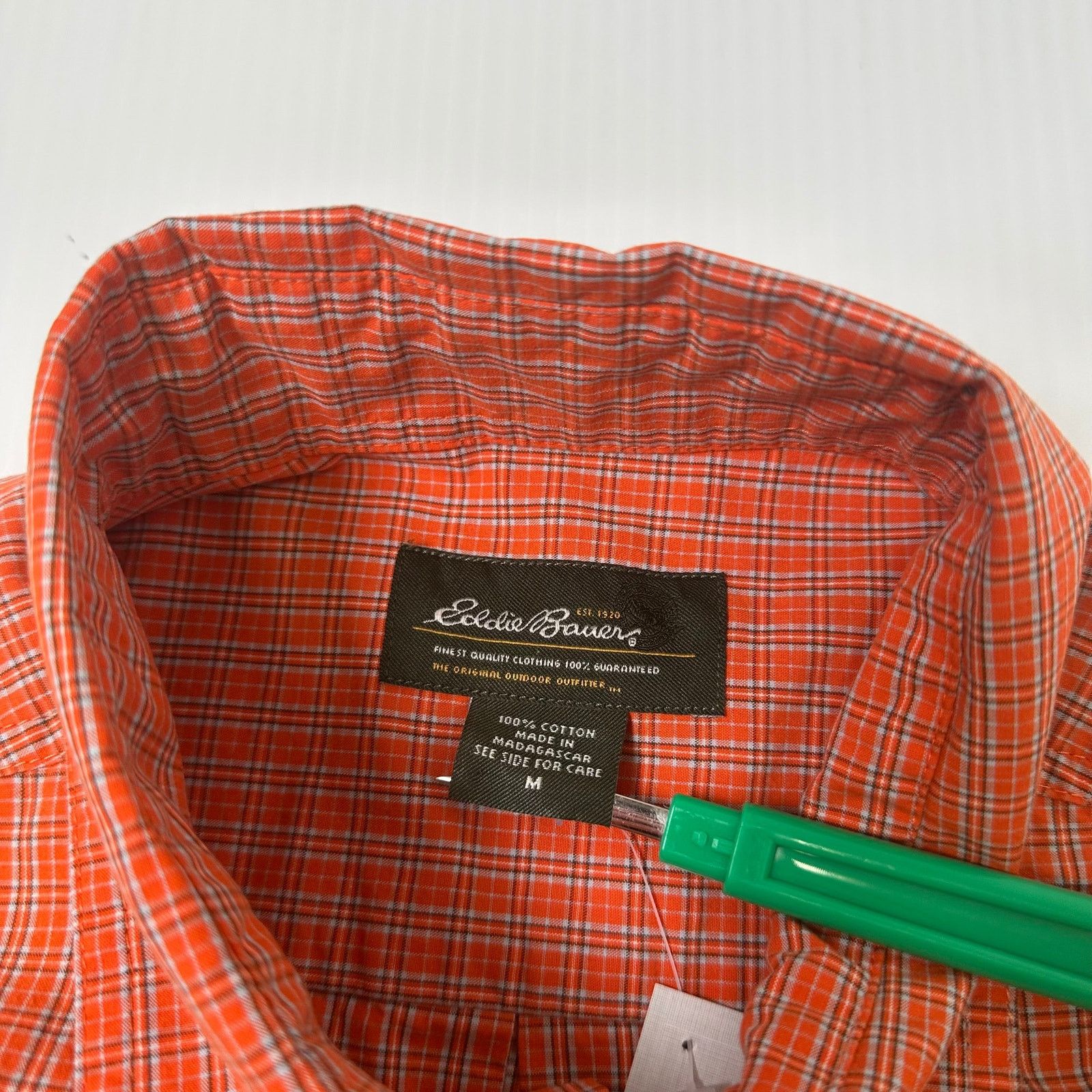 Eddie Bauer Eddie Bauer Plaid Short Sleeve Button Up M Size US M / EU 48-50 / 2 - 3 Thumbnail