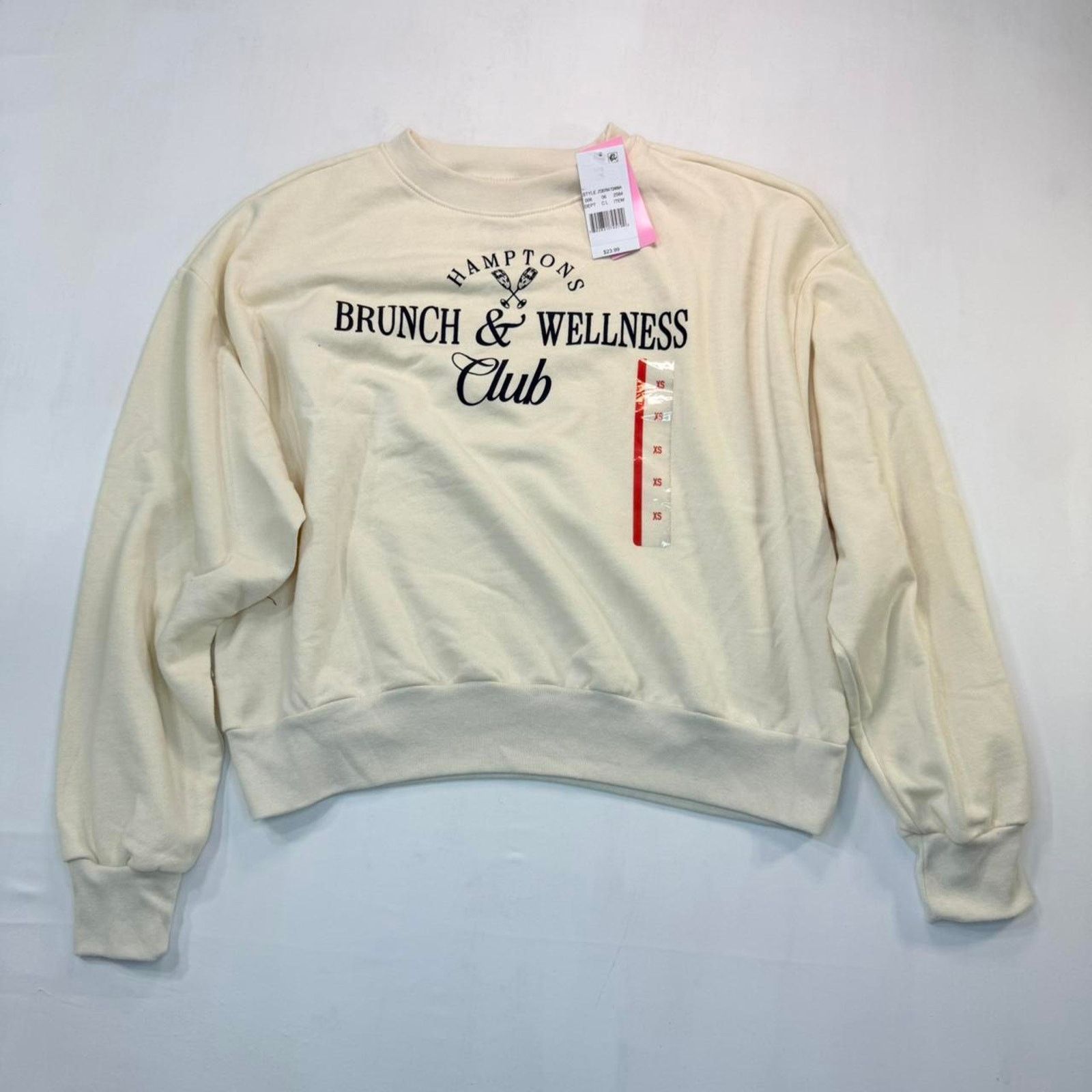 & Other Stories Target NWT Women's Brunch And Wellness Cropped Sweatshirt Size XS / US 0-2 / IT 36-38 - 1 Thumbnail