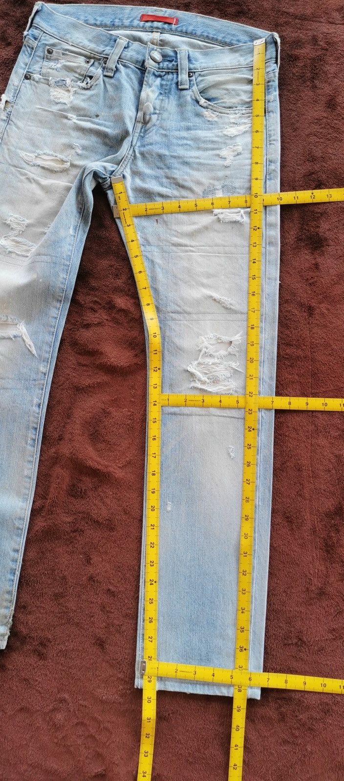 Undercover Red Card Jeans Size US 30 / EU 46 - 8 Thumbnail