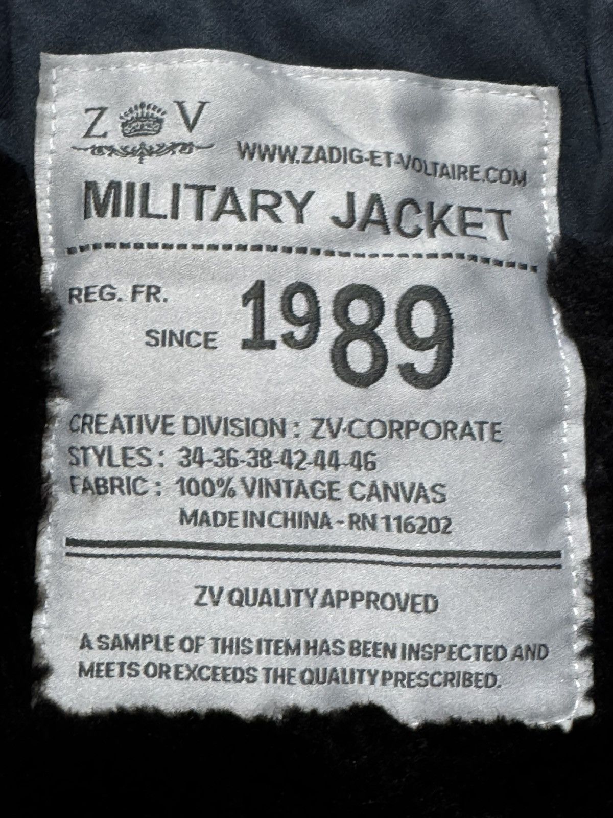 Zadig & Voltaire ZADIQ & VOLTAIRE PARKAS JACKET Size US XL / EU 56 / 4 - 17 Thumbnail
