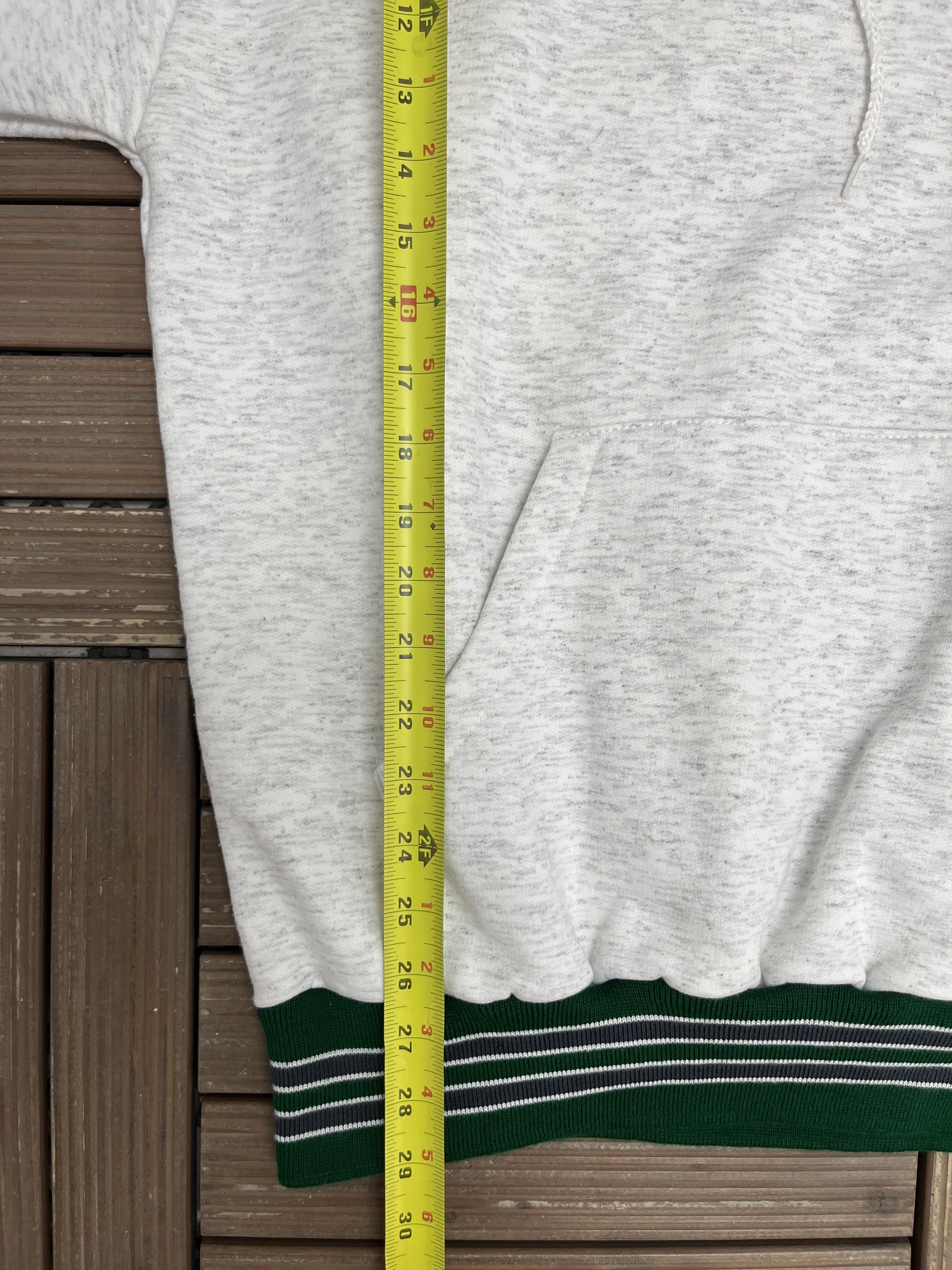 Vintage On Your Mark Blank Grey Vintage Hoodie Sweater Size US L / EU 52-54 / 3 - 7 Thumbnail