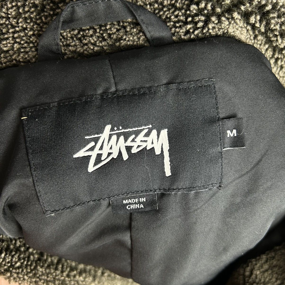 Stussy Khaki polar coat khaki button streetwear Size US M / EU 48-50 / 2 - 6 Thumbnail