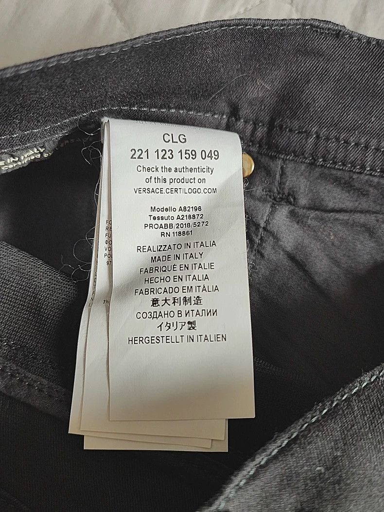 Versace Versace Black jeans Size US 30 / EU 46 - 3 Thumbnail