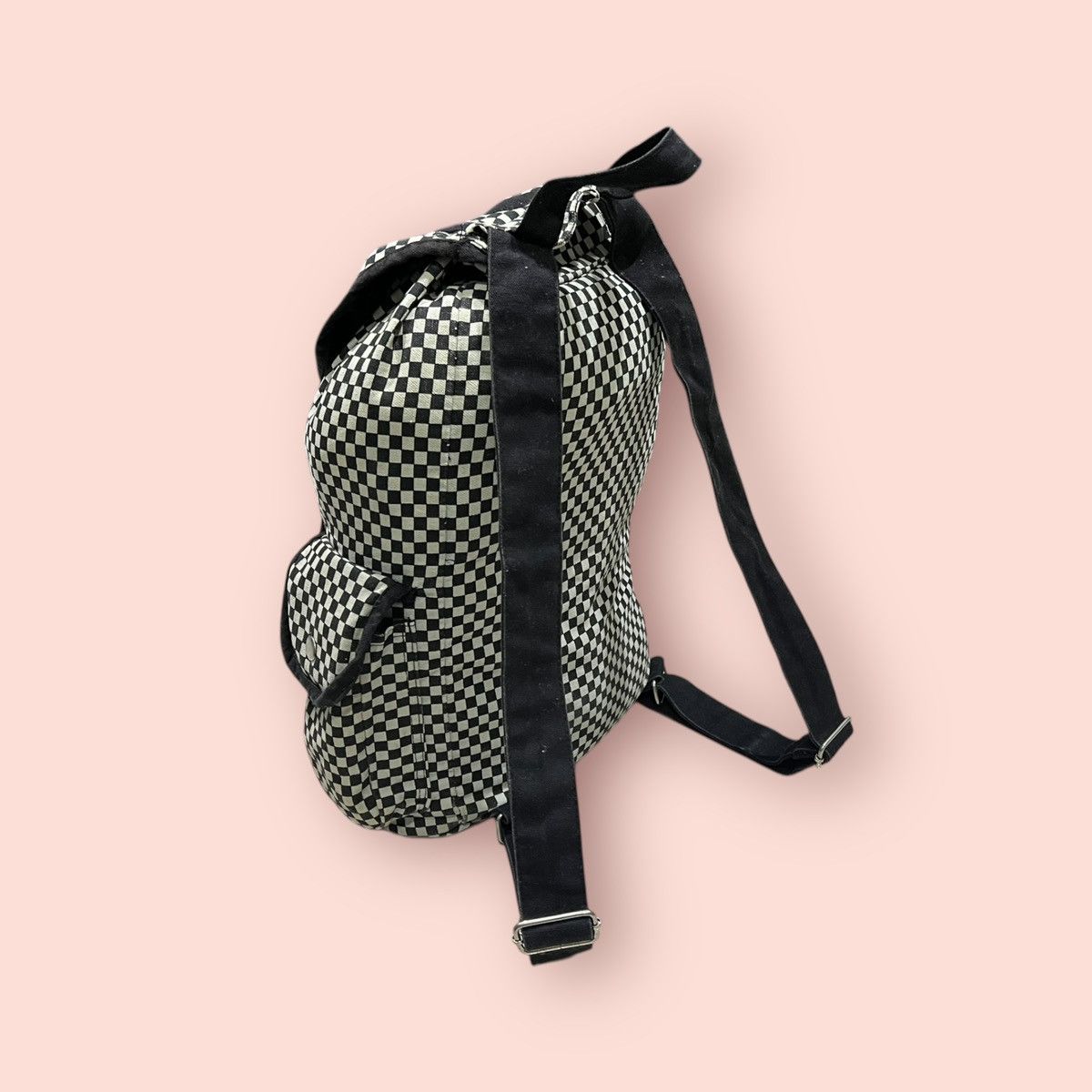 Vintage VINTAGE JAPAN DESIGN CHECKERED CANVAS BACKPACK / RUCKSACK Size ONE SIZE - 14 Thumbnail