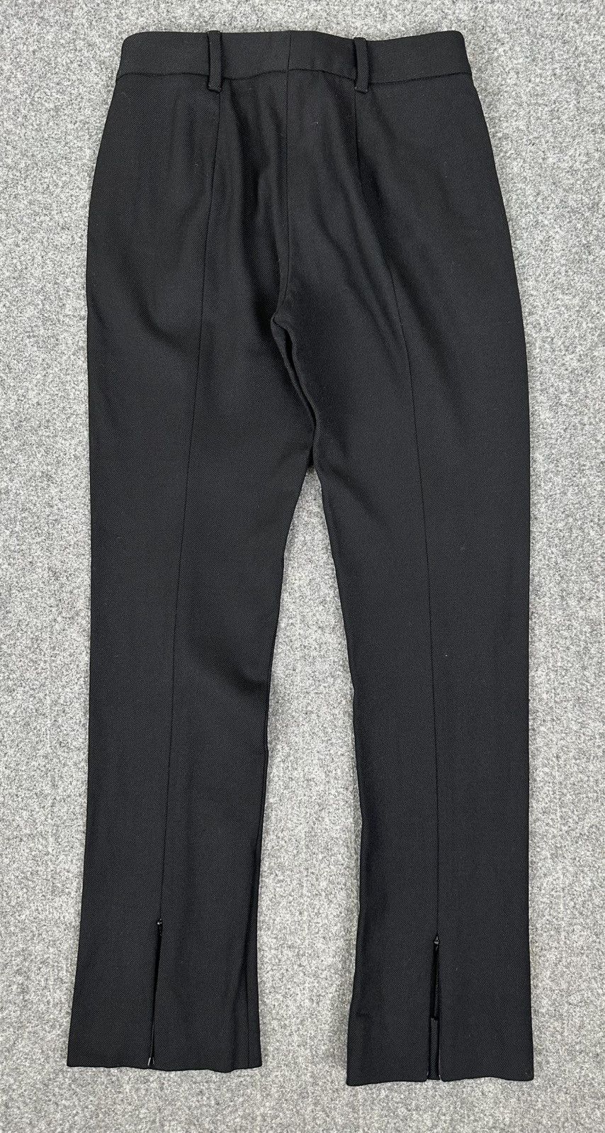 Prada Prada - Technical Wool Zipped Cuffs - Trouser Pants in Black Size 26" / US 2 / IT 38 - 6 Thumbnail