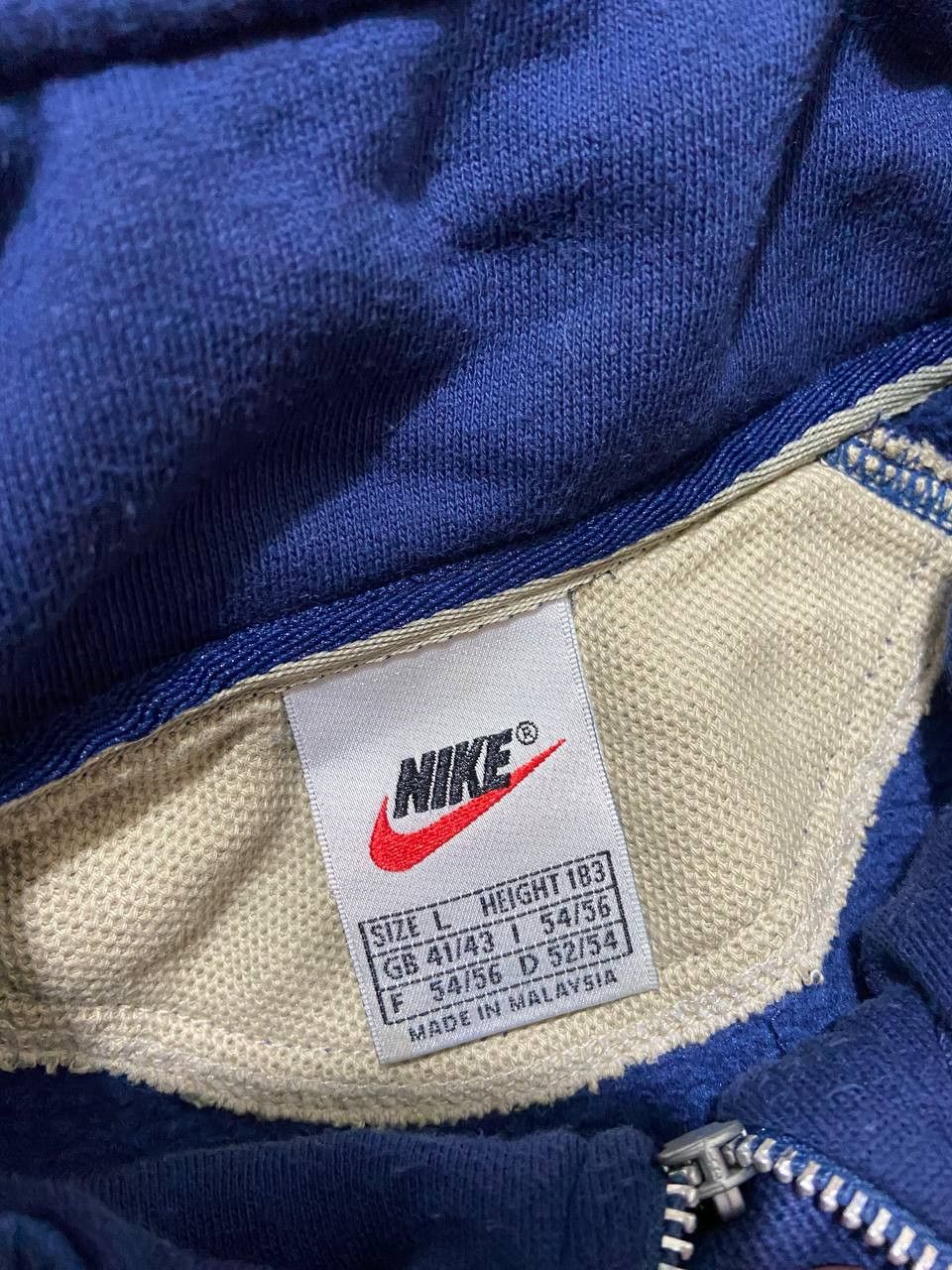 Nike Vintage Nike 90s 1/3 zip big swoosh sweatshirt Size US XL / EU 56 / 4 - 6 Thumbnail