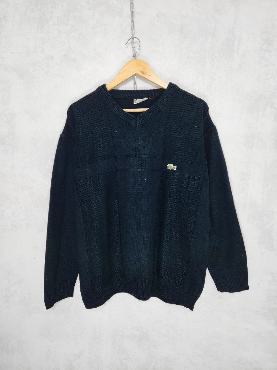 Lacoste Vintage lacoste chemise knitwear sweater 90s Size US M / EU 48-50 / 2 - 1 Thumbnail