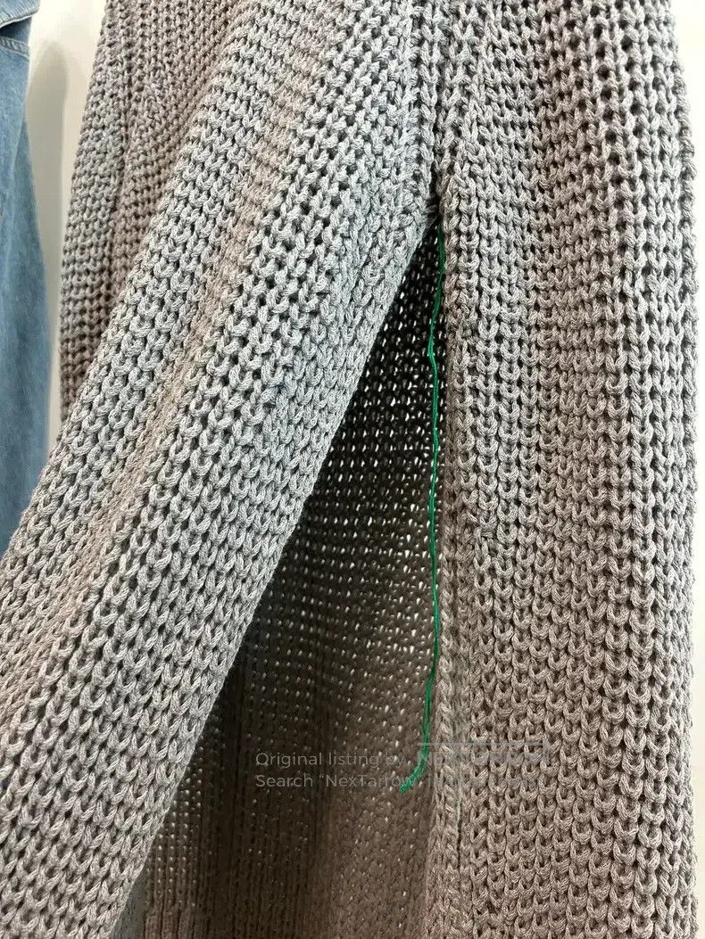 Jil Sander Jil Sander size 48 Long knitted pullover in grey Size M / US 6-8 / IT 42-44 - 6 Thumbnail